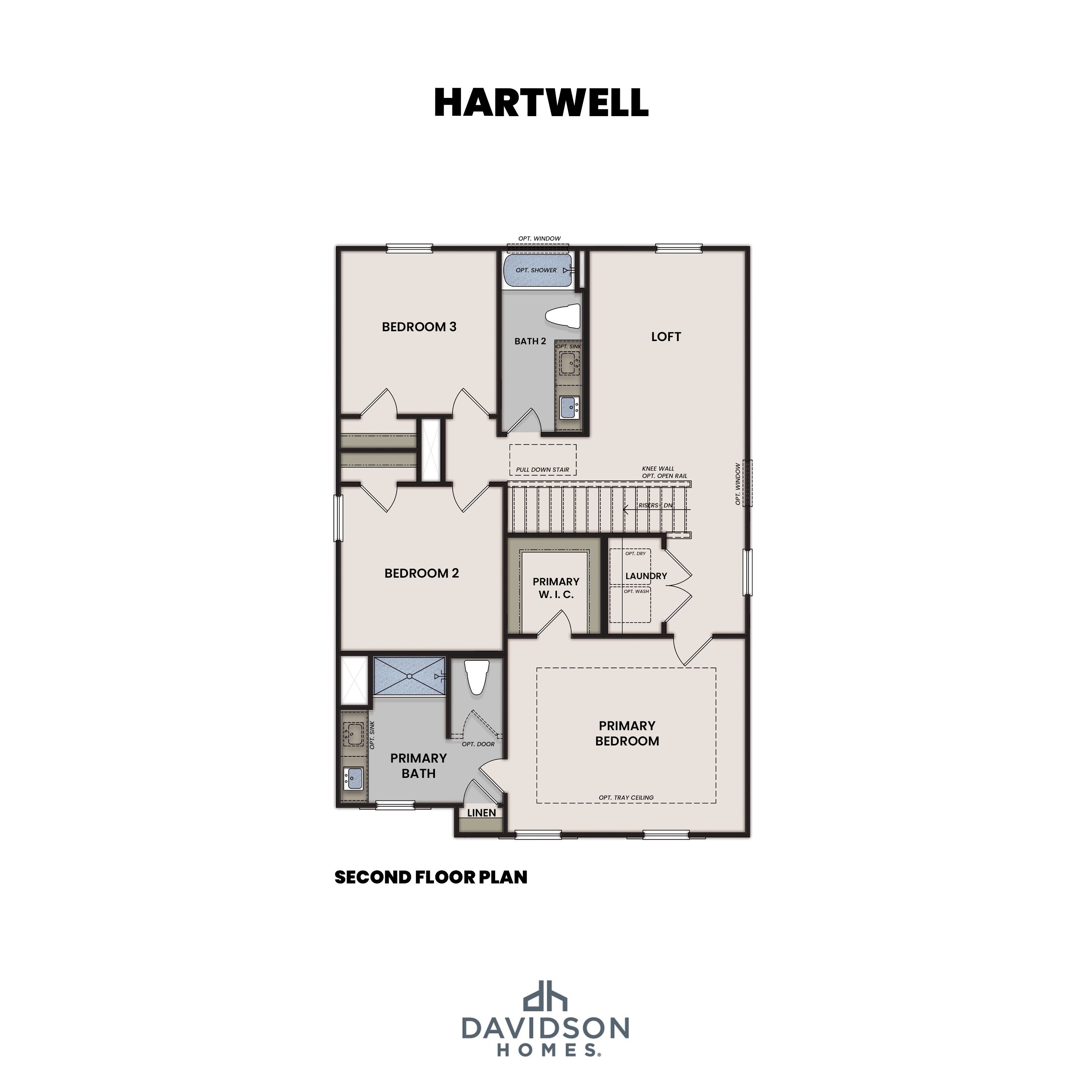 Second Floor floorplan drawing