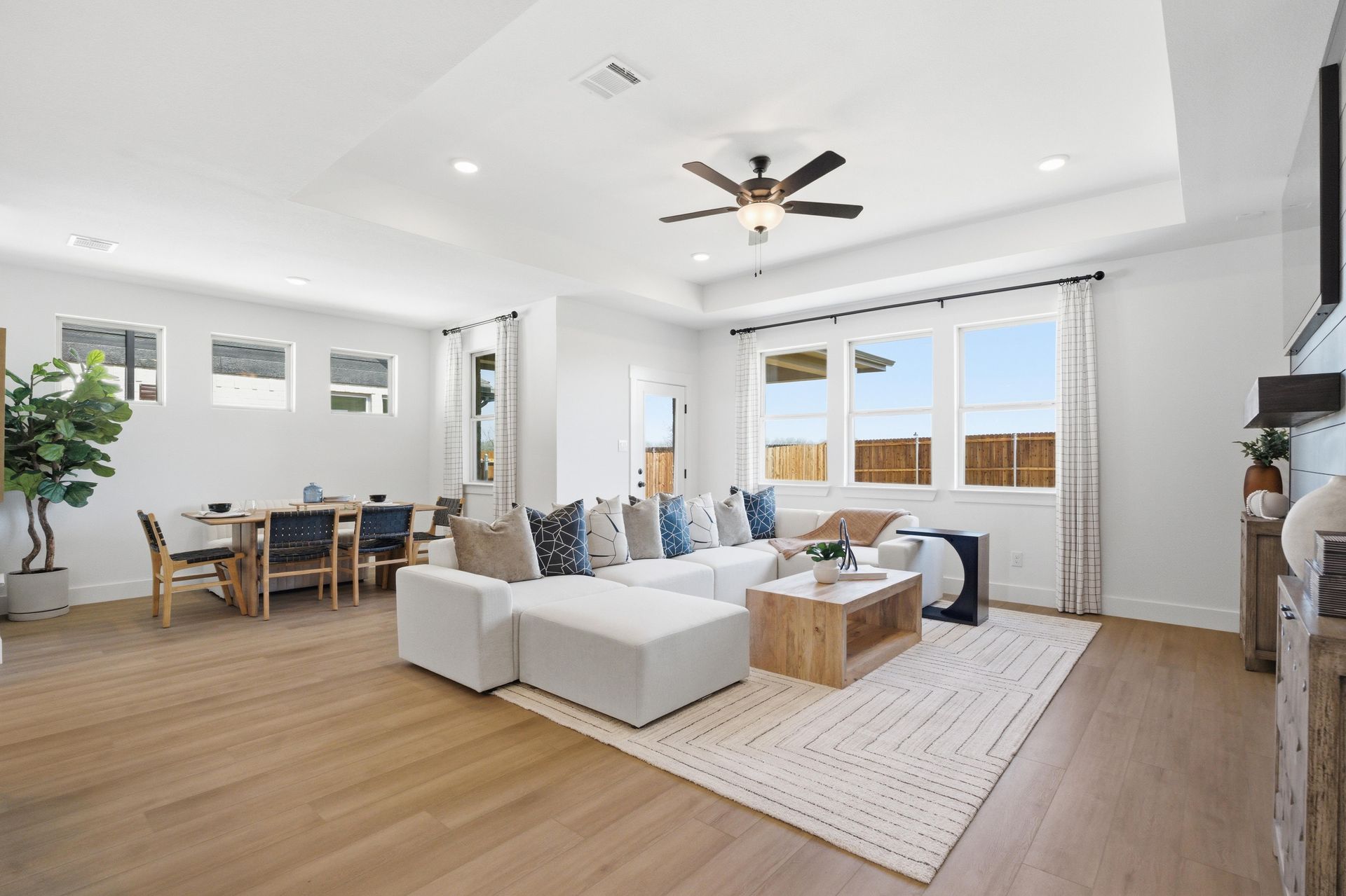 Laurel Floor Plan Living and Dining Room