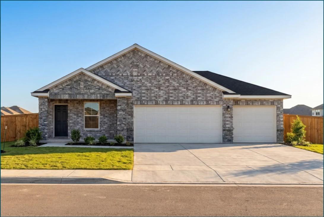 The Riviera C,  3-Car Garage - River Ranch Meadows: Dayton, Texas - Davidson Homes