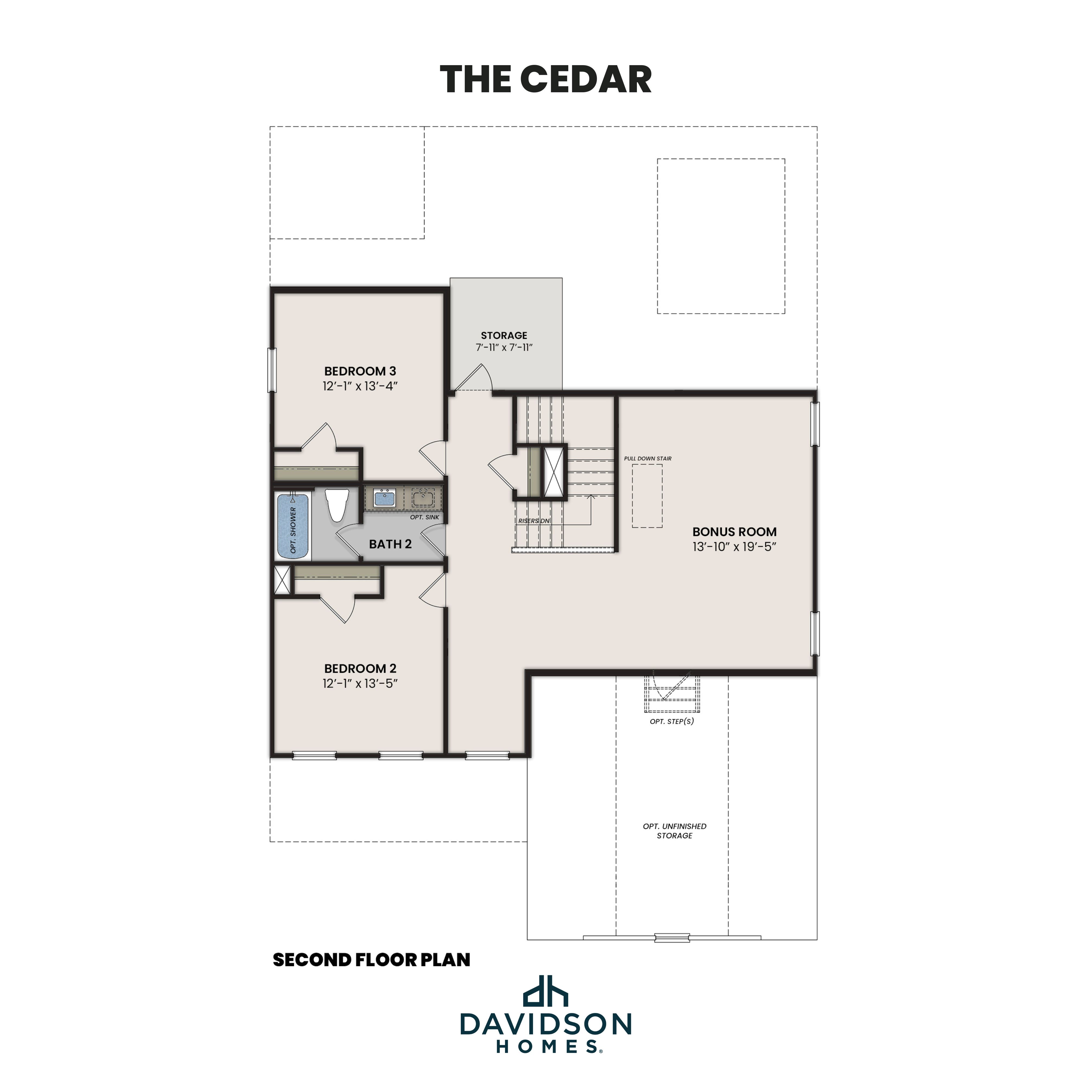 The Cedar Second Floor Plan