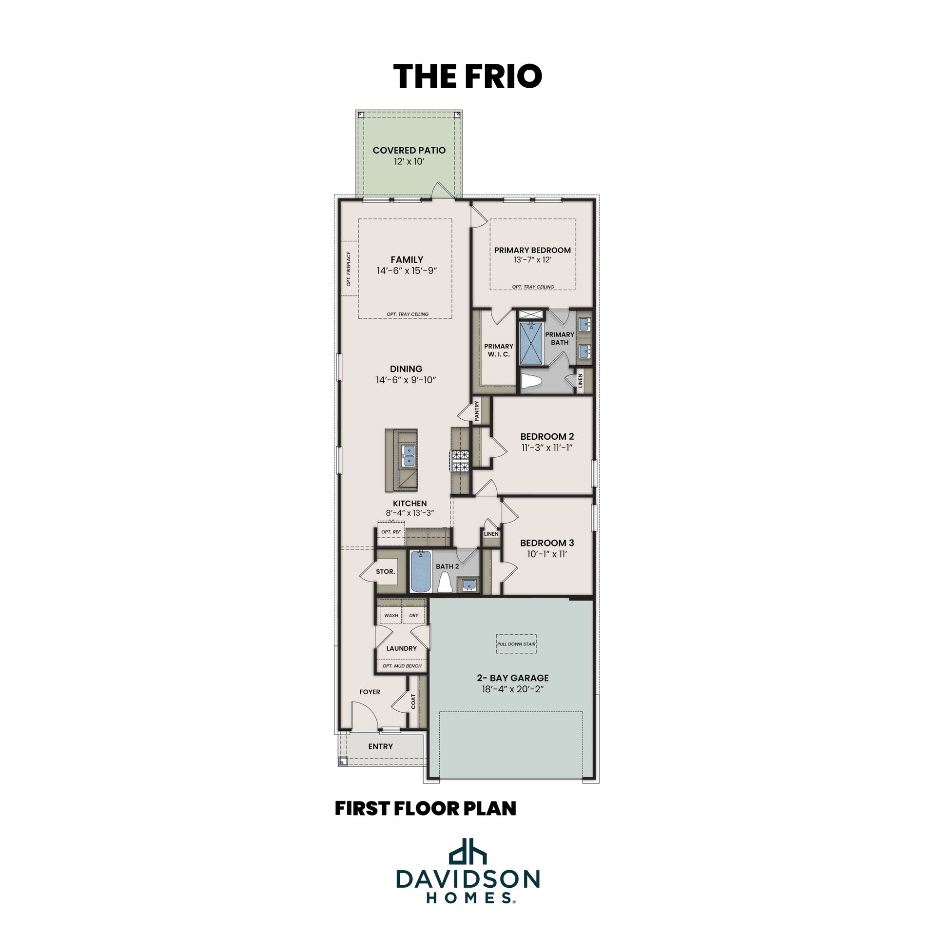The Frio First Floor Plan
