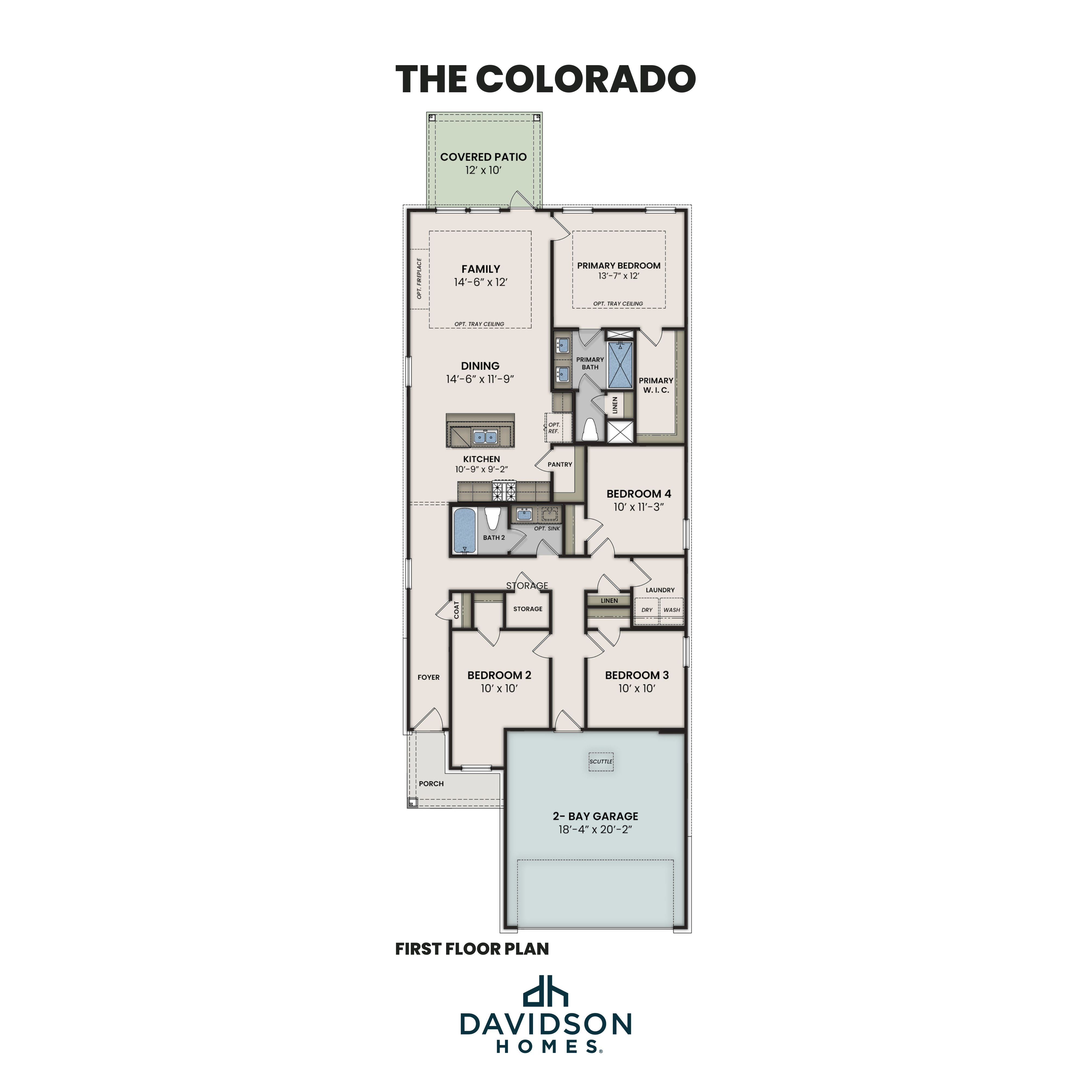 The Colorado First Floor Plan
