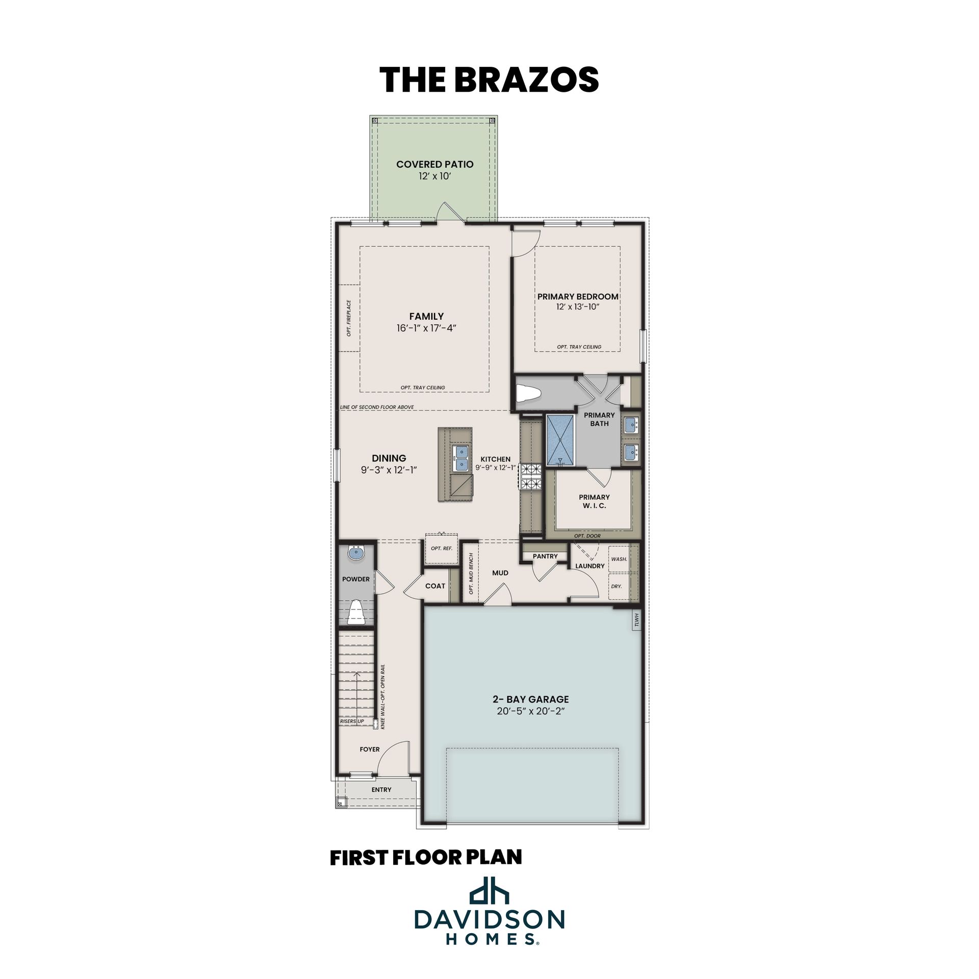 The Brazos First Floor Plan