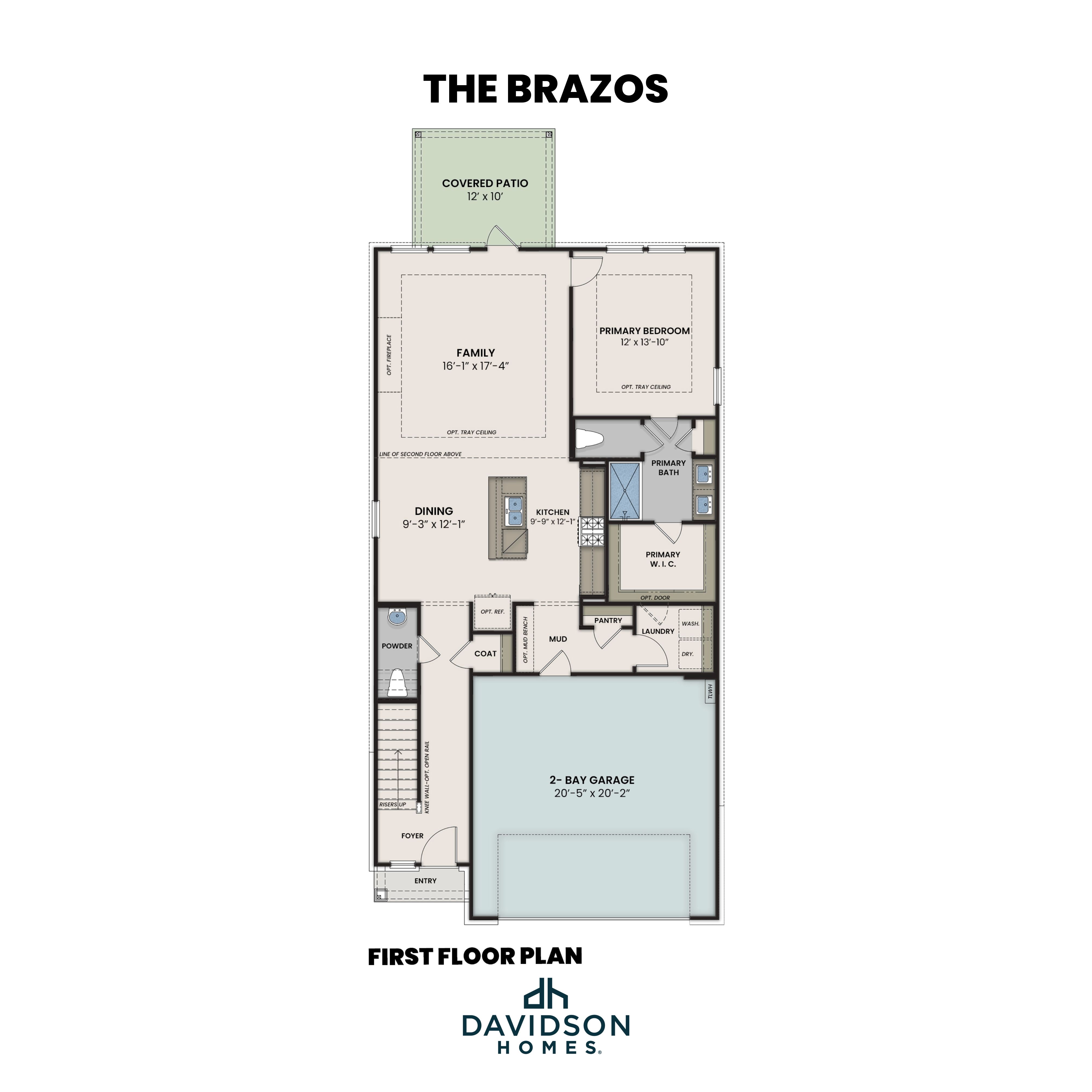 The Brazos First Floor Plan