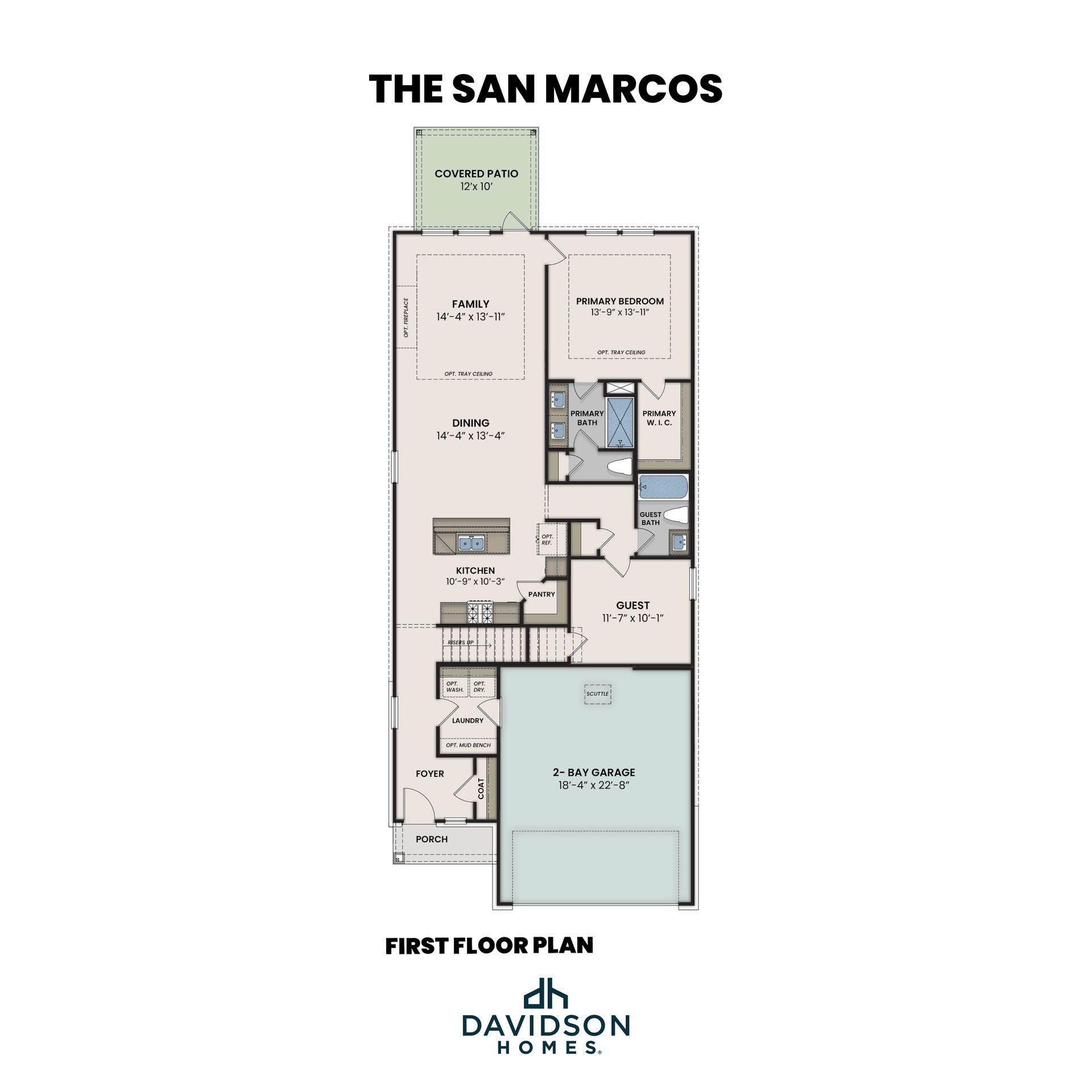 The San Marcos First Floor Plan