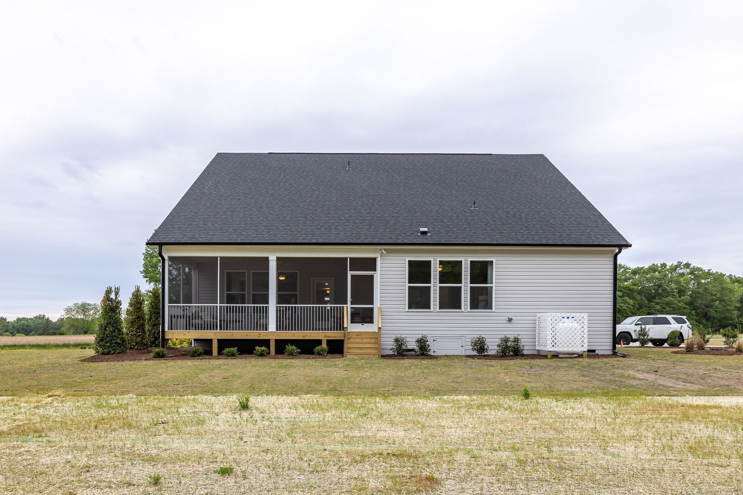 Exterior back