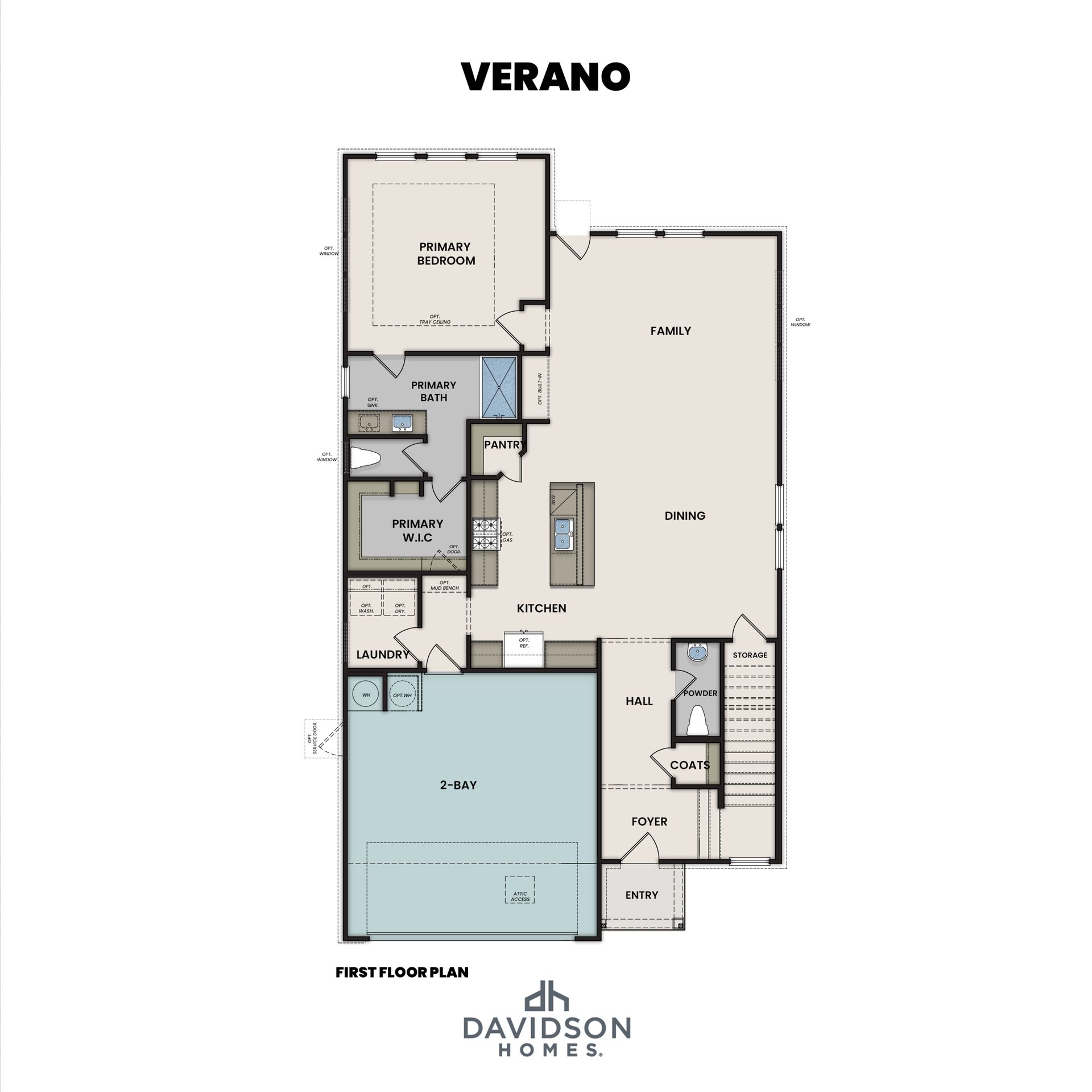 Verano First Floor Plan