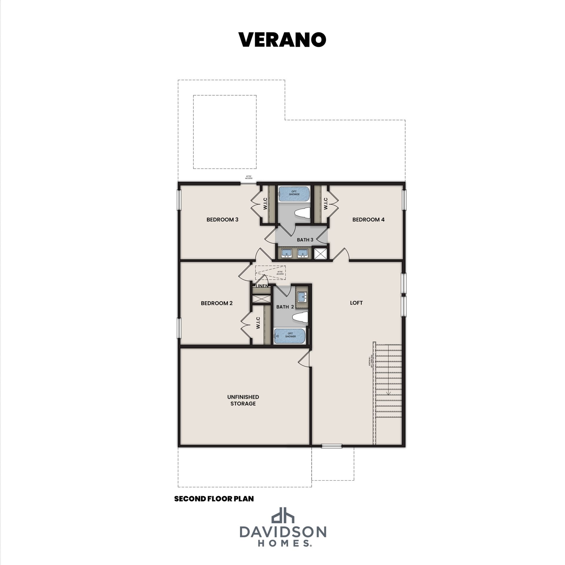 Verano Second Floor Plan