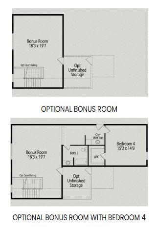 Magnolia II Second Floor Options