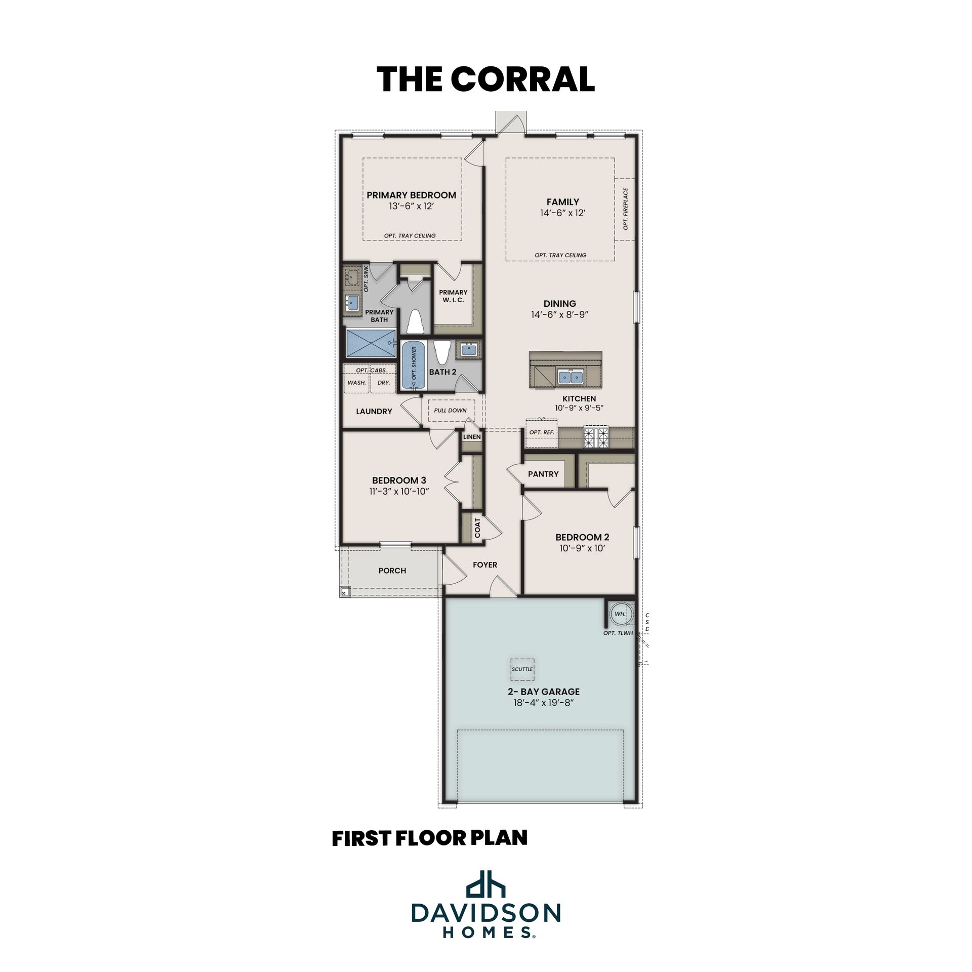 The Corral First Floor Plan