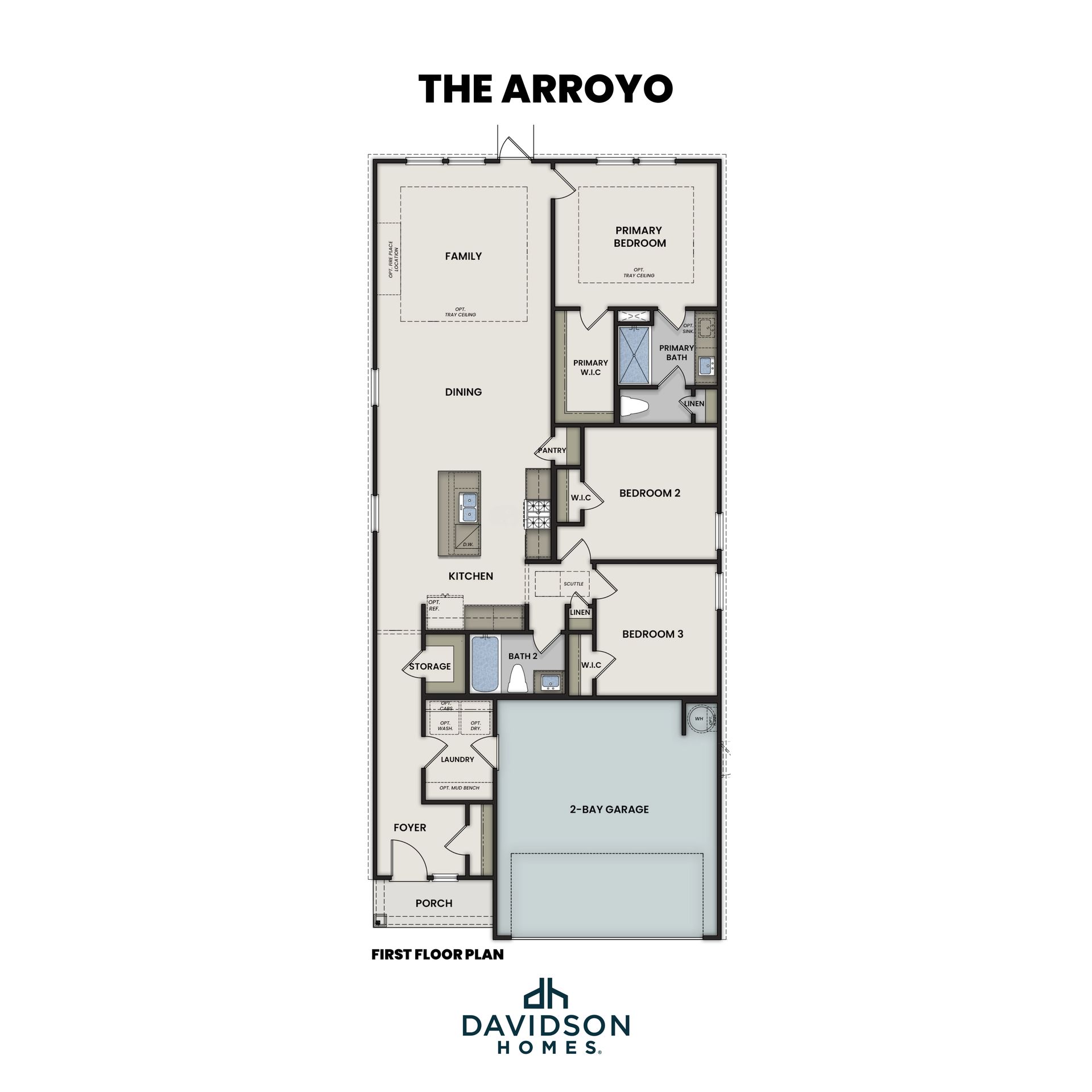The Arroyo First Floor Plan