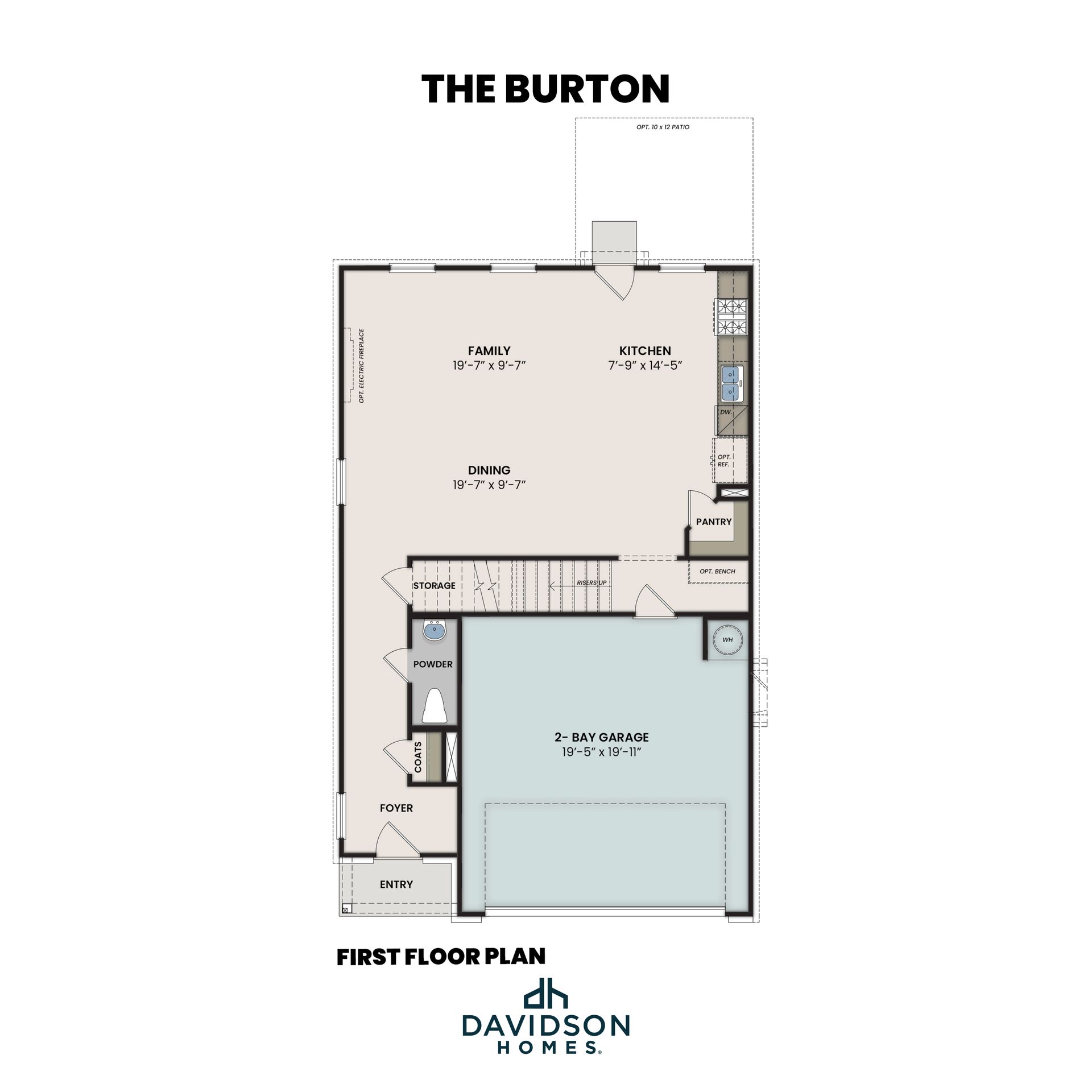 The Burton First Floor Plan