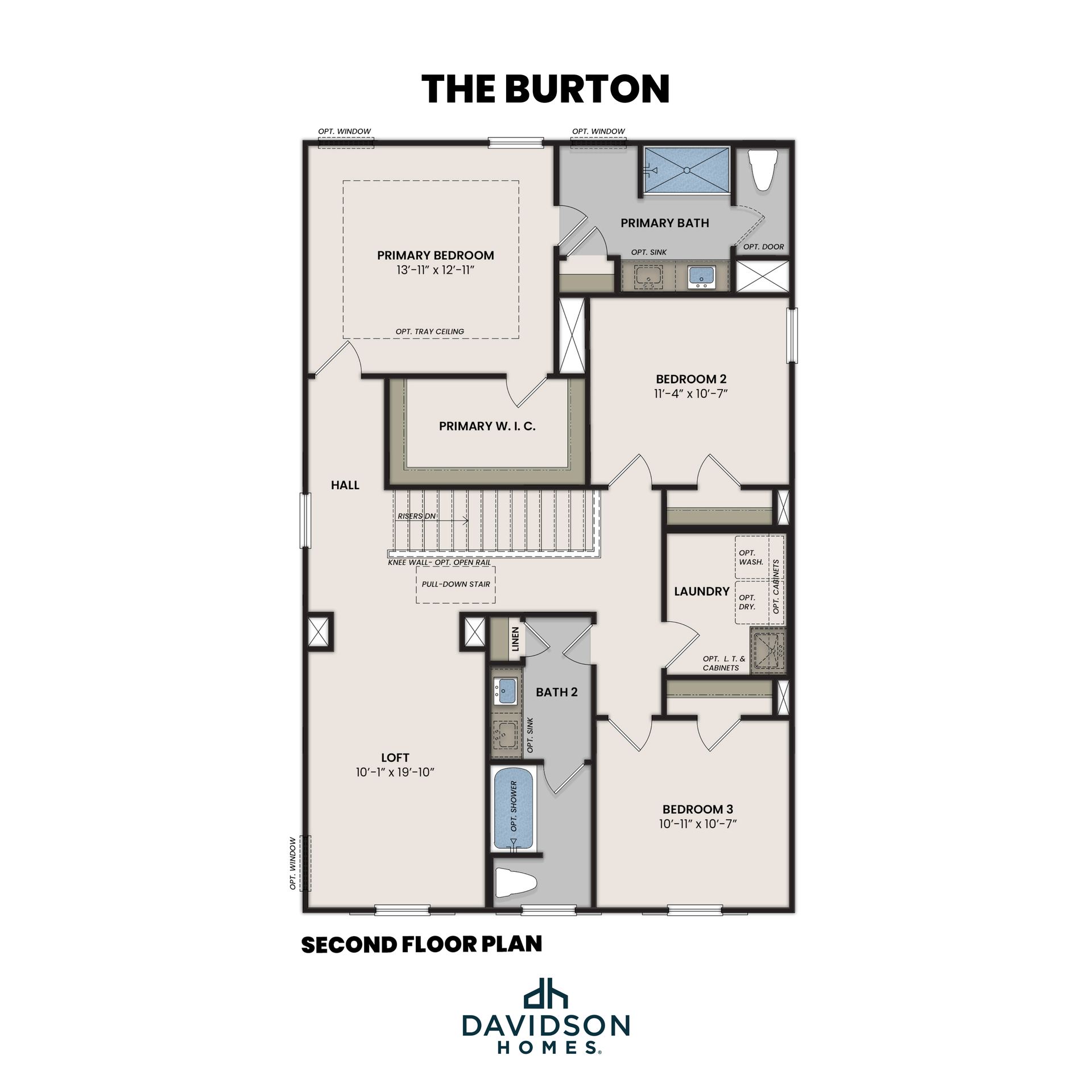 The Burton Second Floor Plan