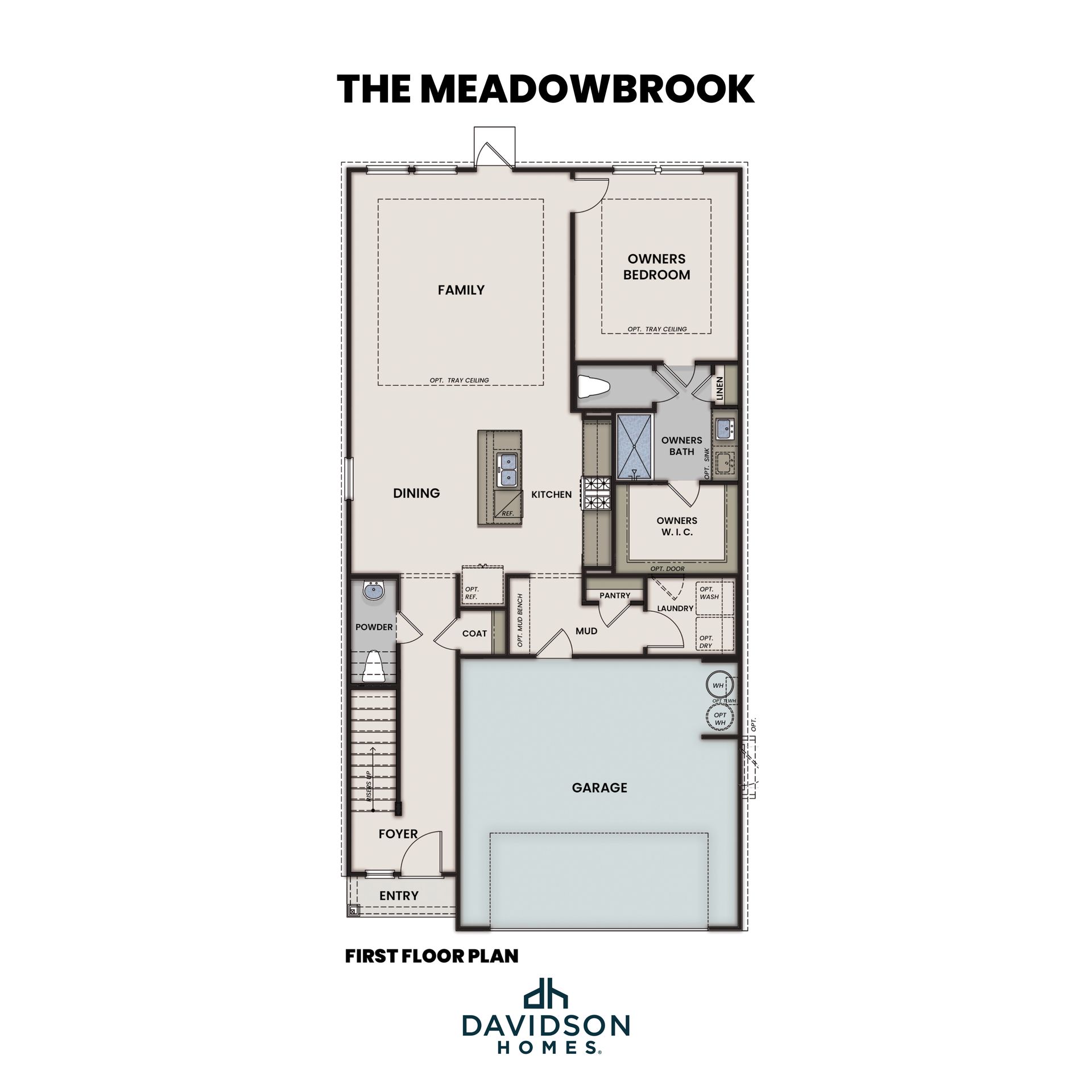 The Meadowbrook First Floor Plan