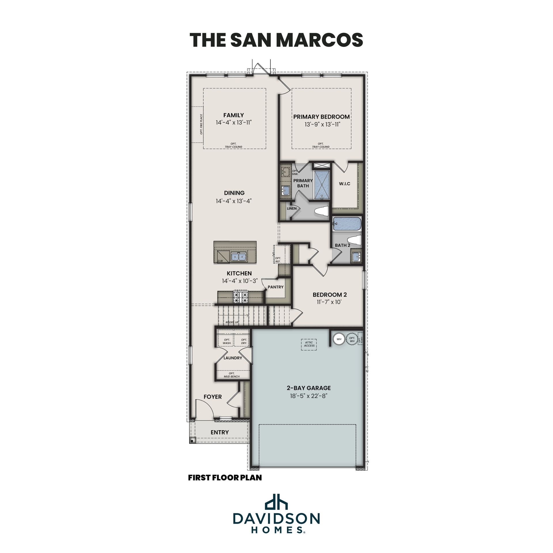 The San Marcos First Floor Plan