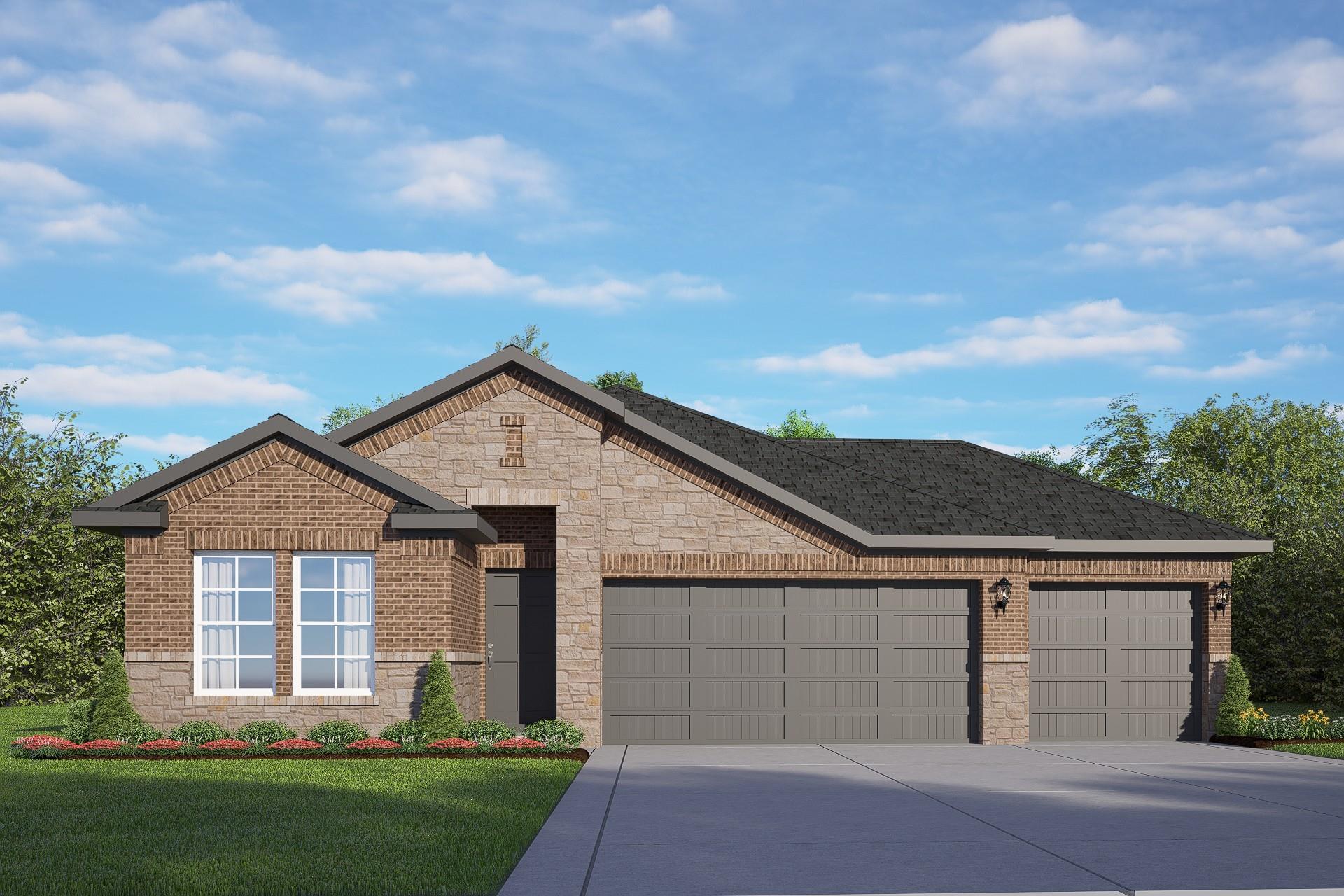The Laguna C with 3-Car Garage - River Ranch Meadows: Dayton, Texas - Davidson Homes