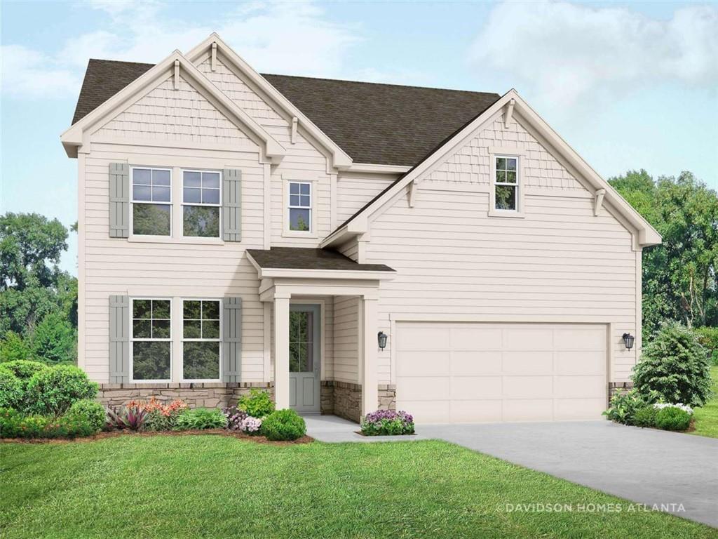 The Hickory A - Cedar Farms: Winder, Georgia - Davidson Homes