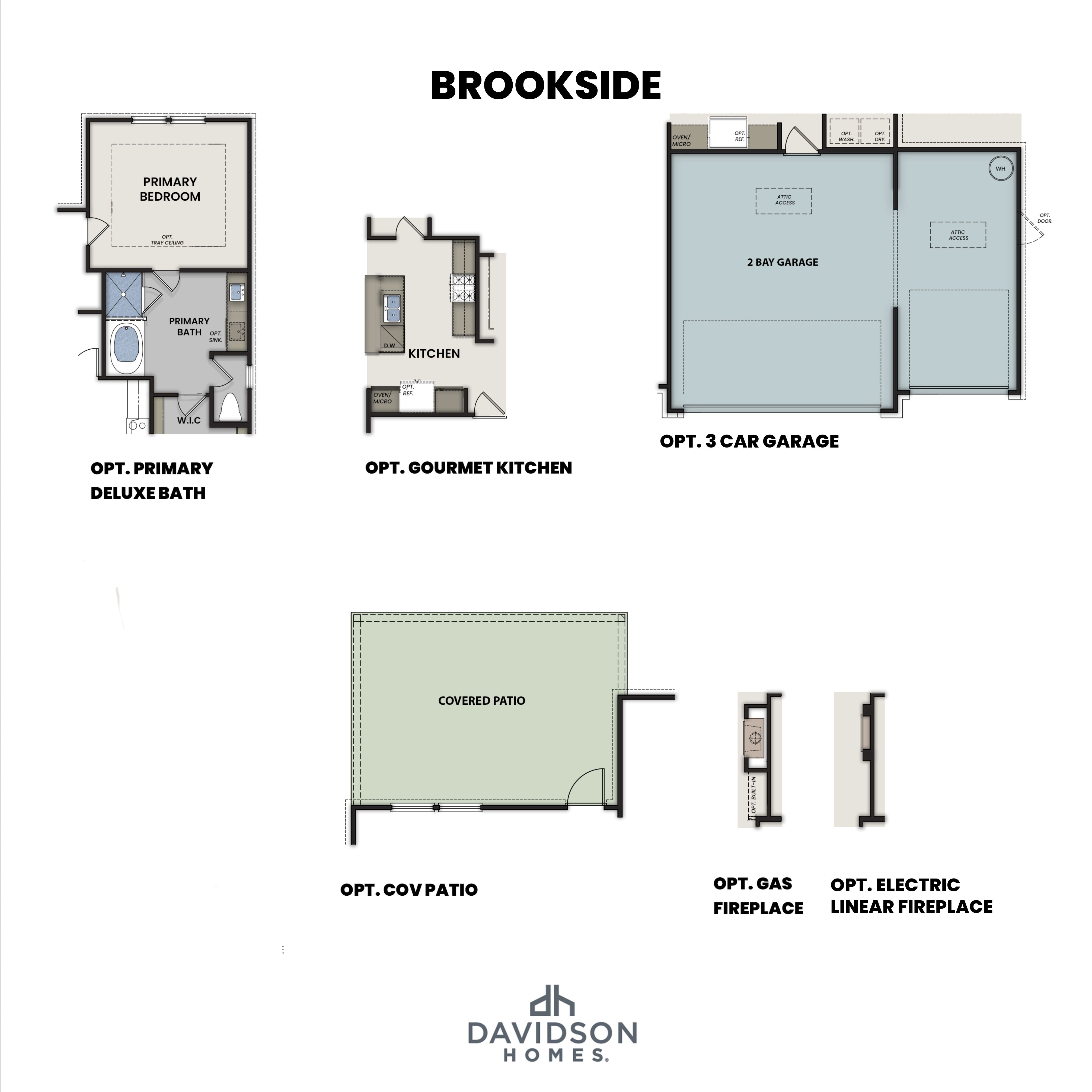 Brookside Floor Plan Options