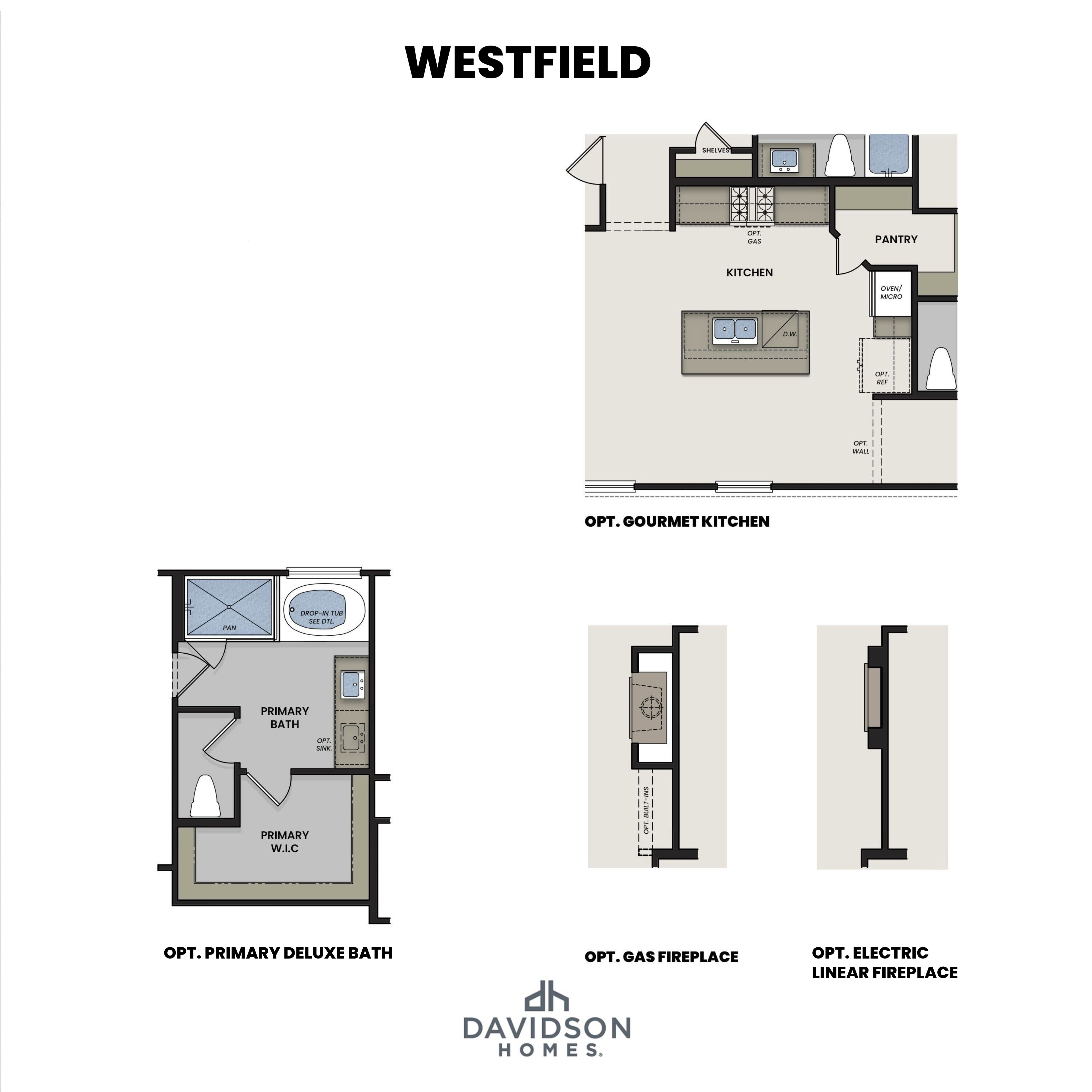 Westfield Floor Plan Options