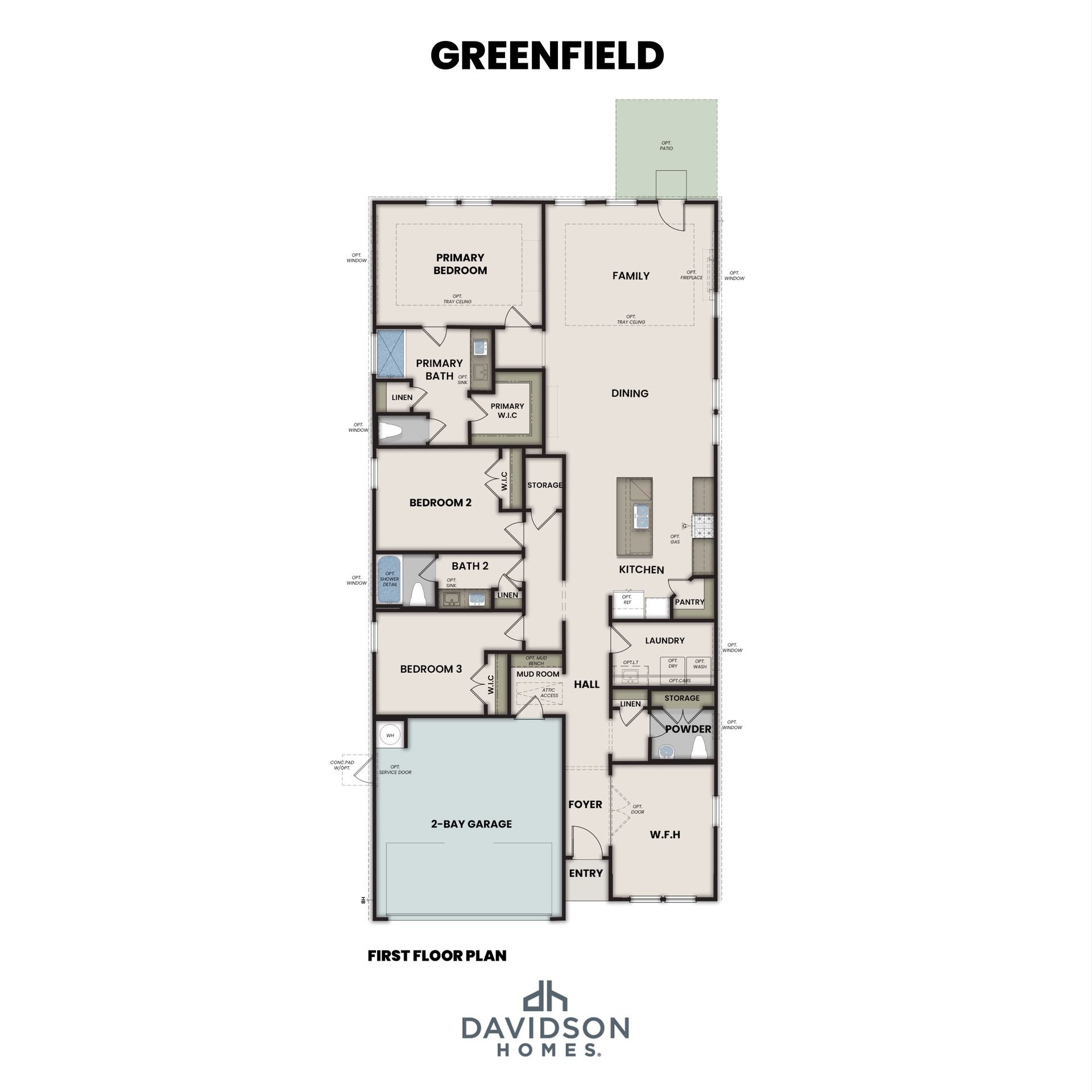 Greenfield Floor Plan