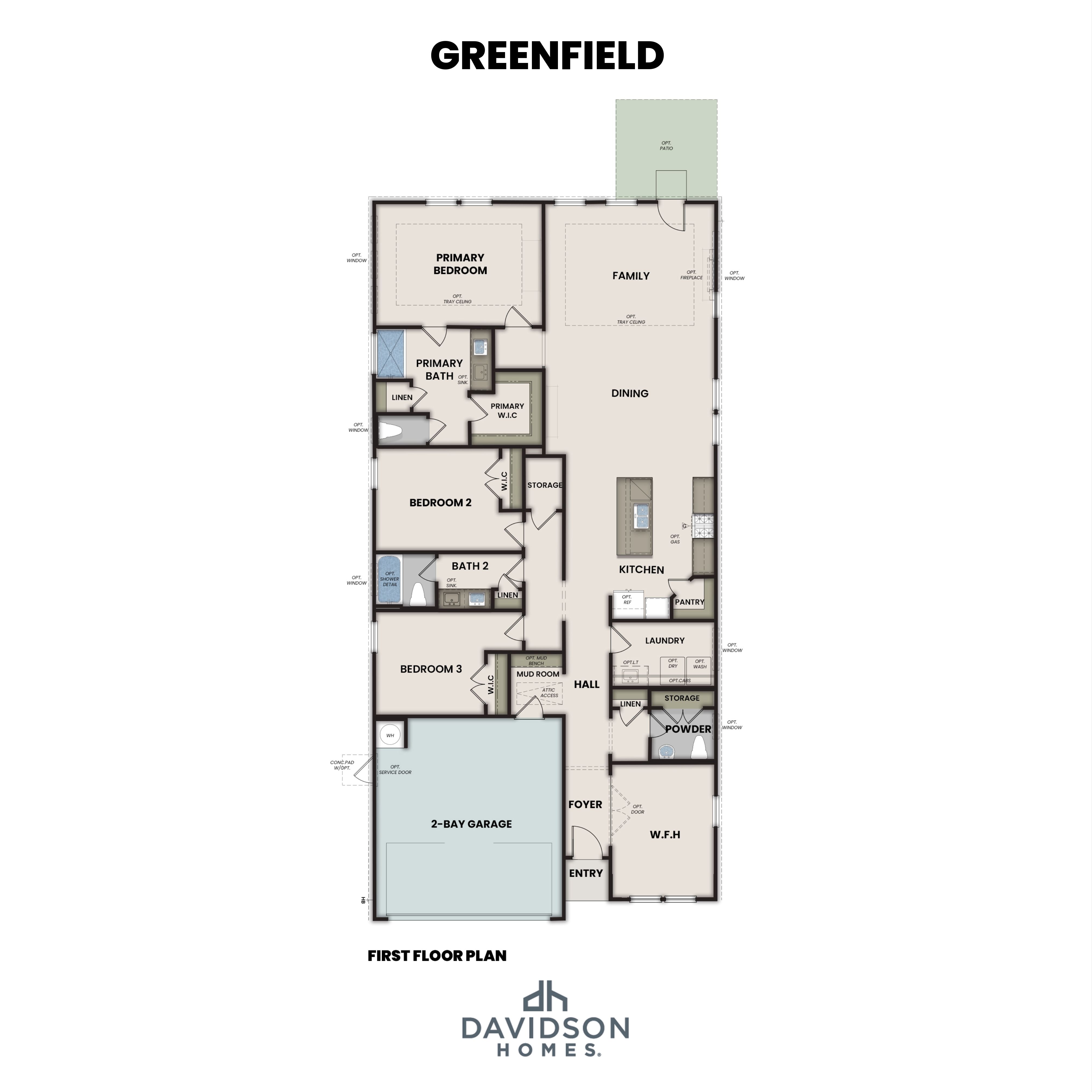 Greenfield Floor Plan
