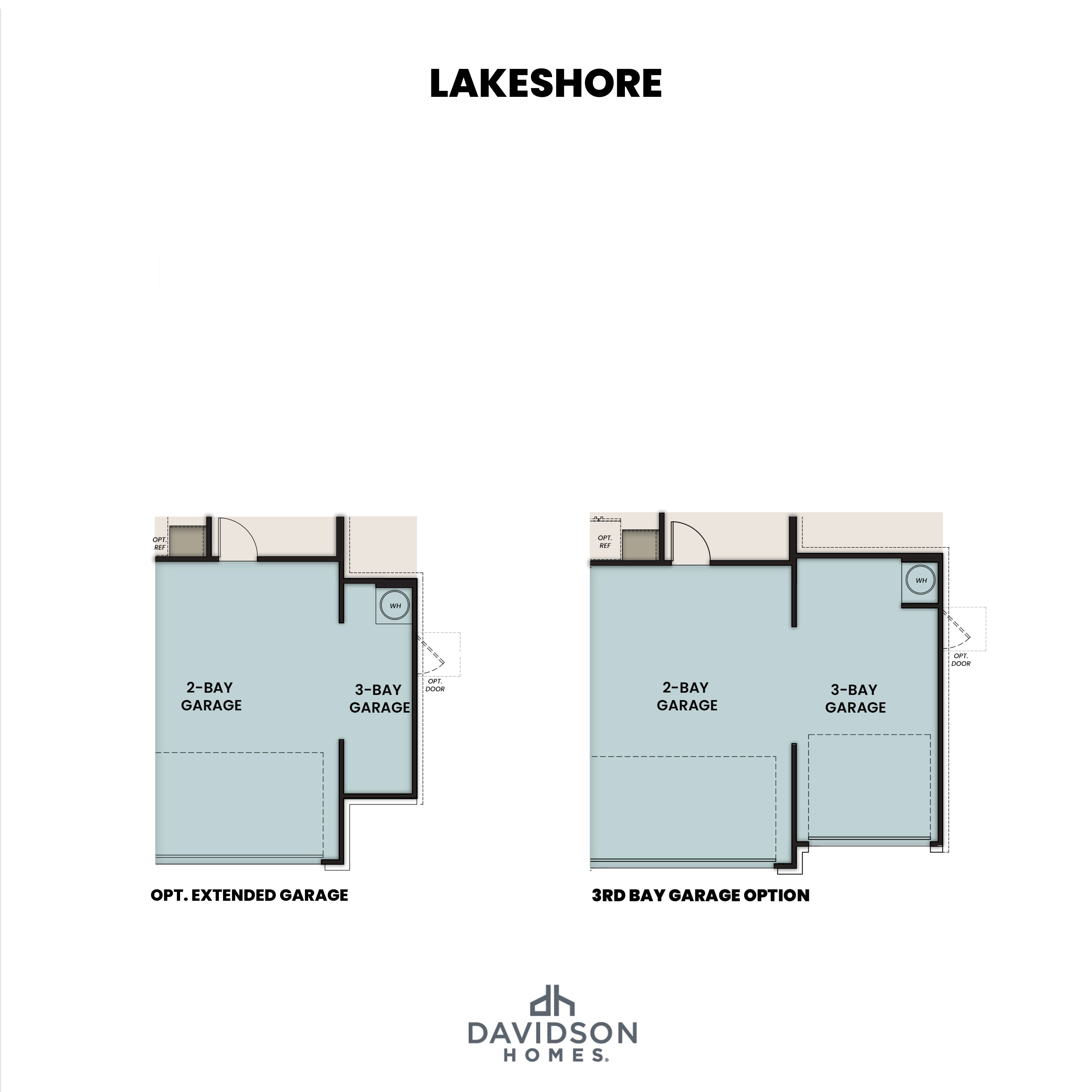 Lakeshore Floor Plan Options