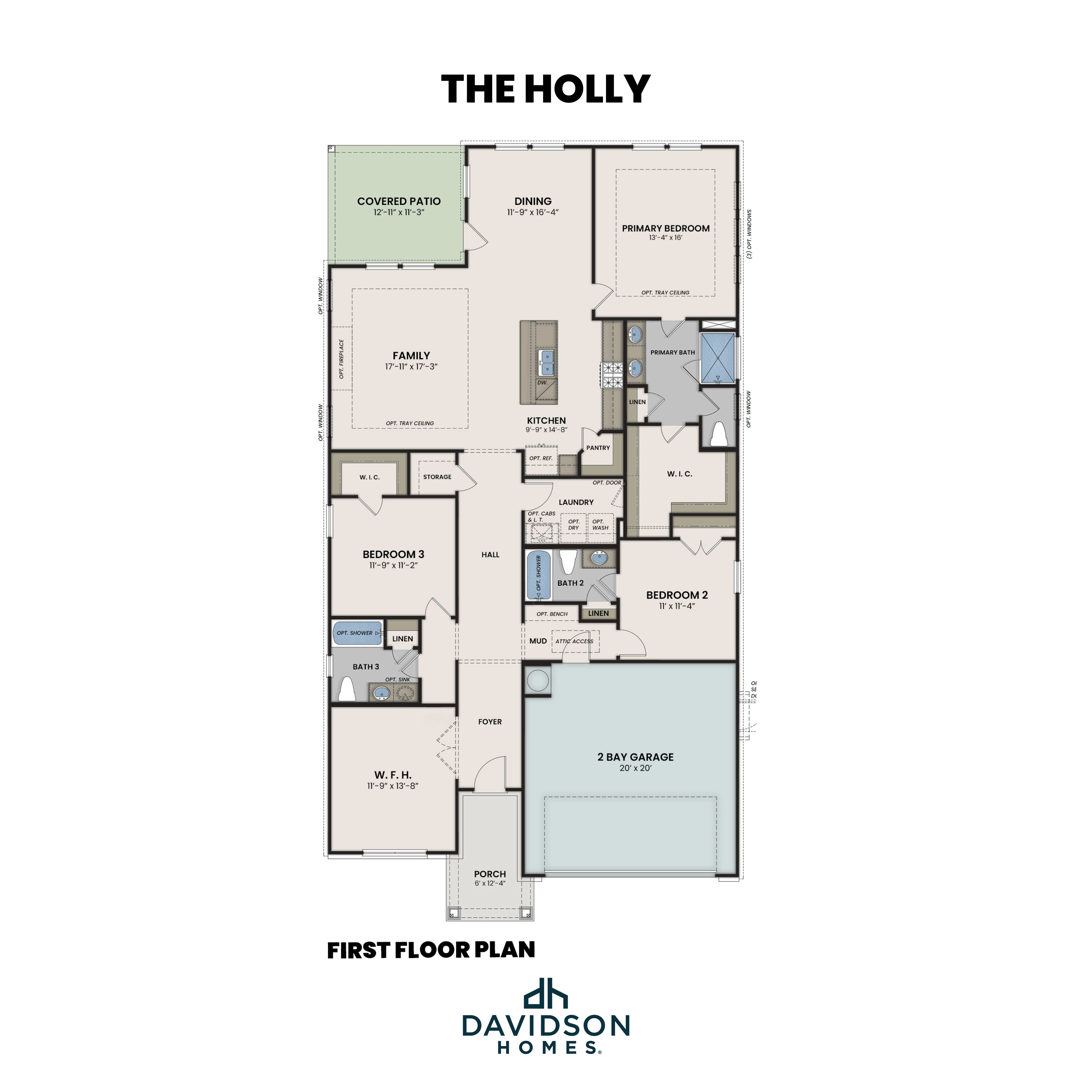 The Holly First Floor Plan