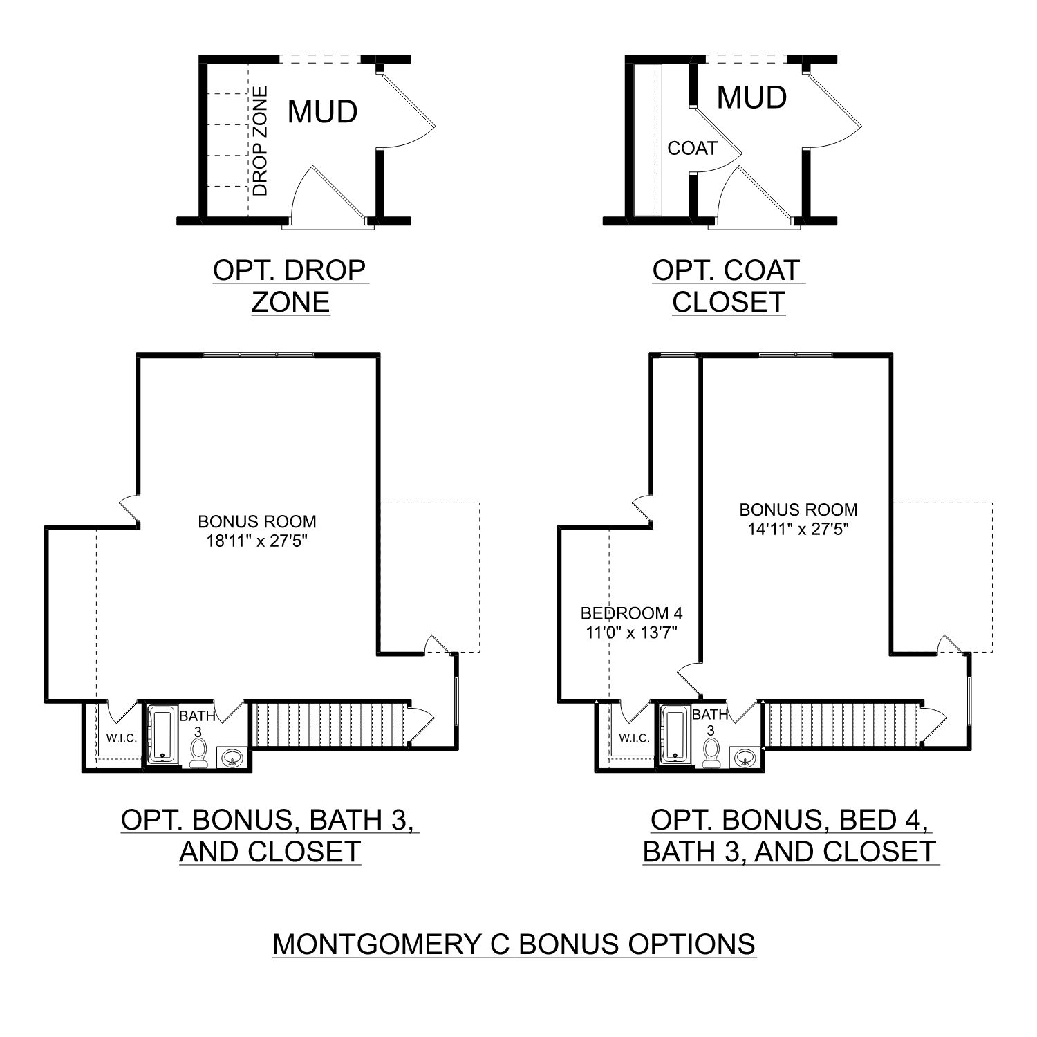 The Montgomery C Bonus Options