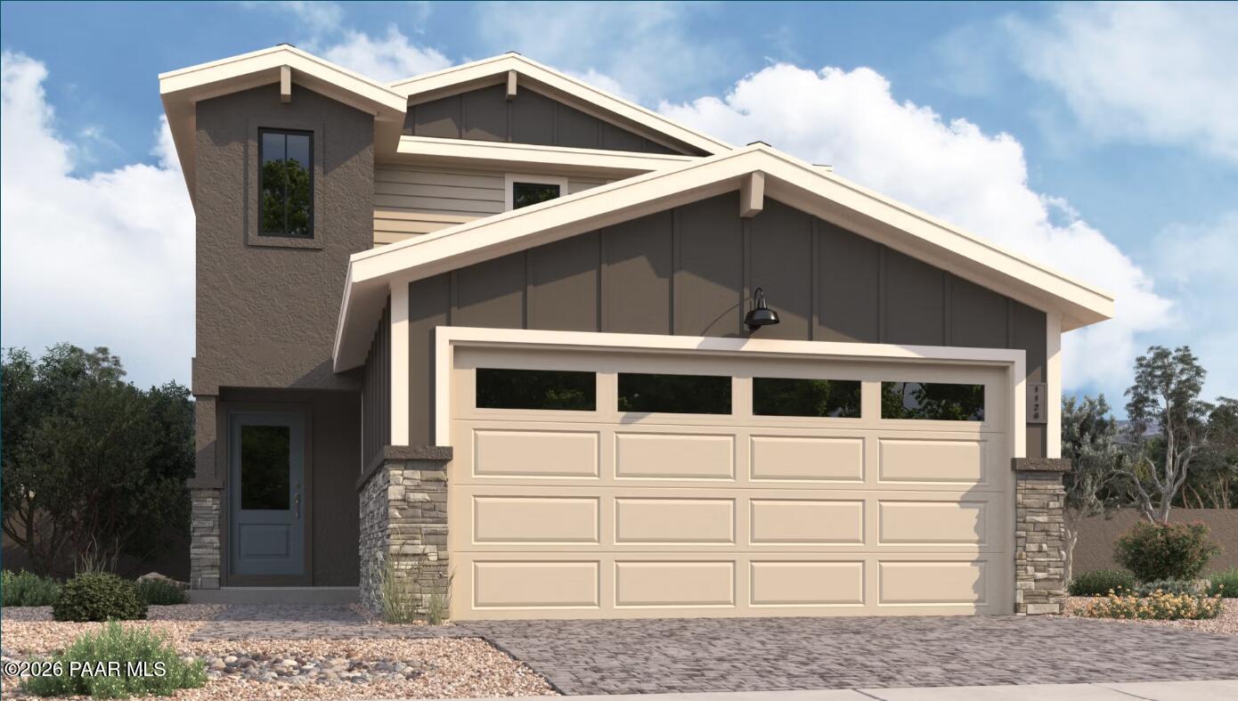 The Raleigh A - South Ranch Southern Collection: Prescott, Arizona - Davidson Homes