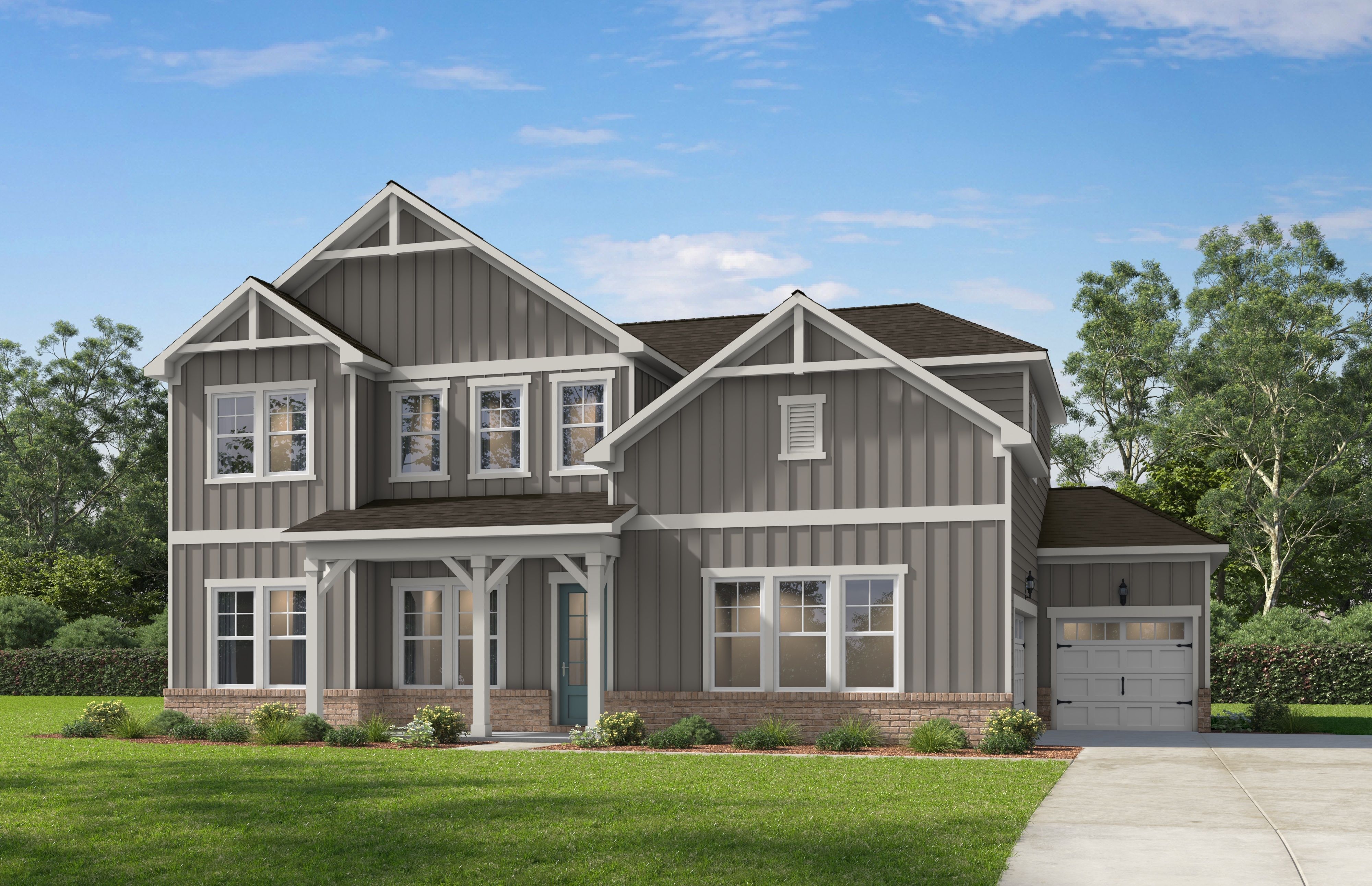 Barrington Opt. Side Entry 3-Car Garage