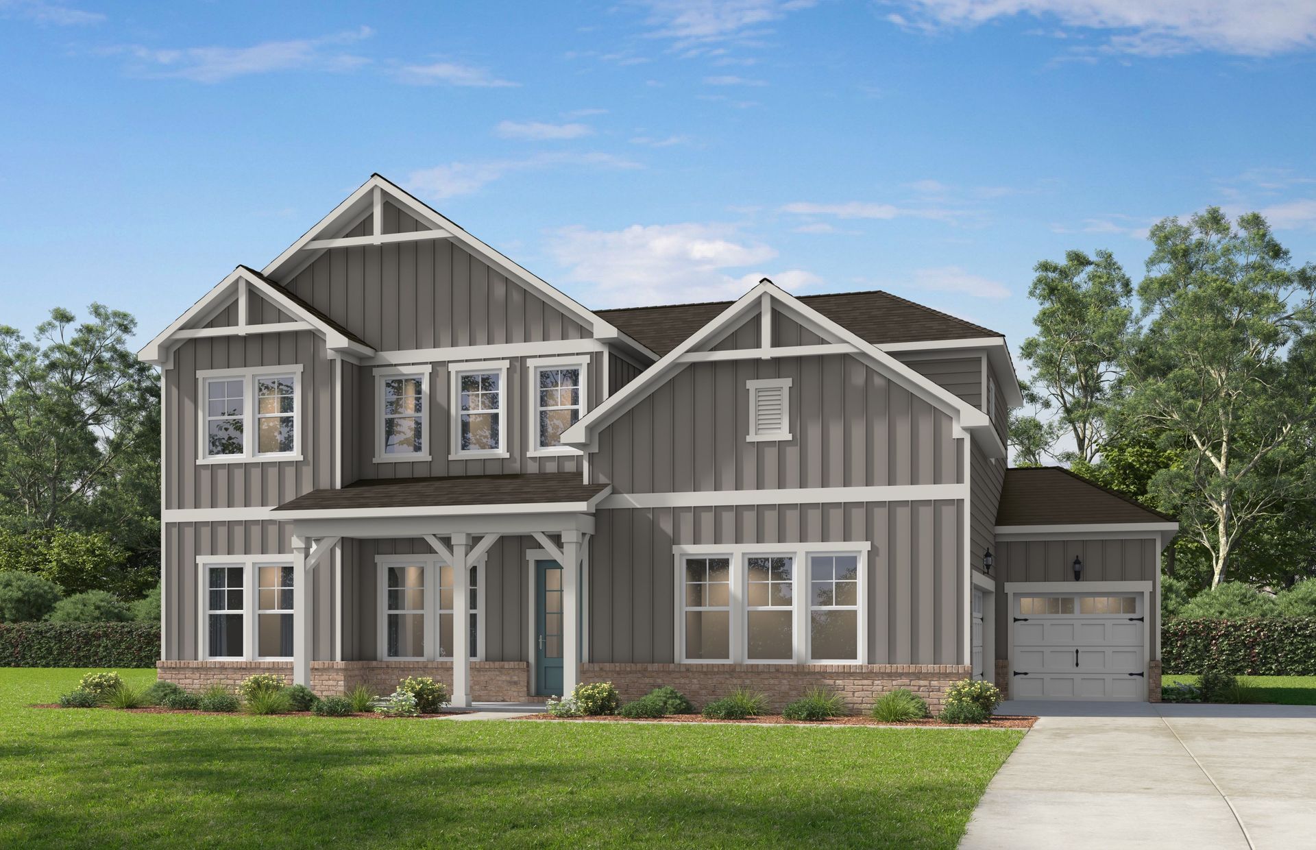 Barrington Opt. Side Entry 3-Car Garage