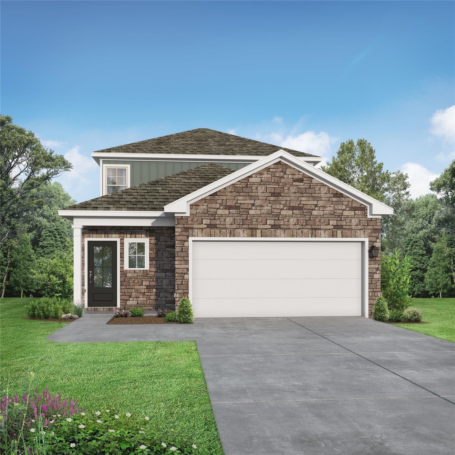 The Sabine E - Caney Creek Place: Conroe, Texas - Davidson Homes
