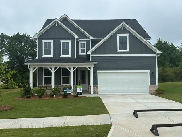 The Hickory B - Cedar Farms: Winder, Georgia - Davidson Homes