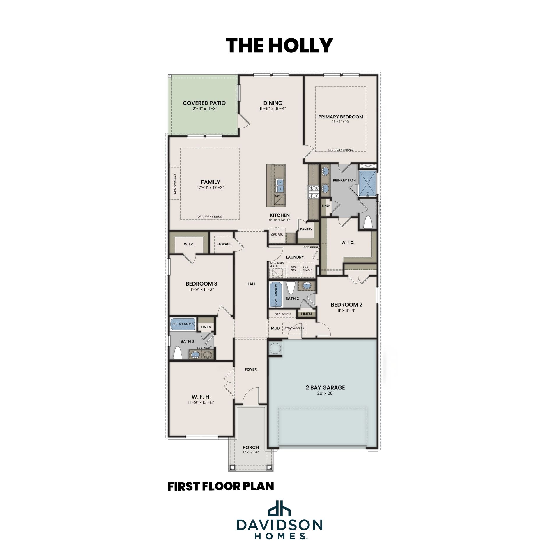 The Holly First Floor Plan
