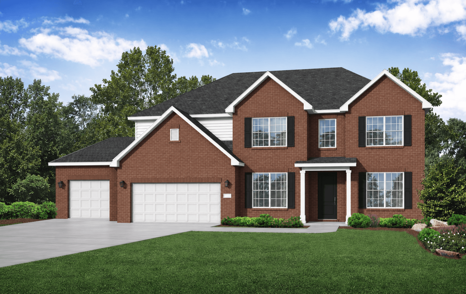 The Madison A 3-Car - Cain Park: Hartselle, Alabama - Davidson Homes