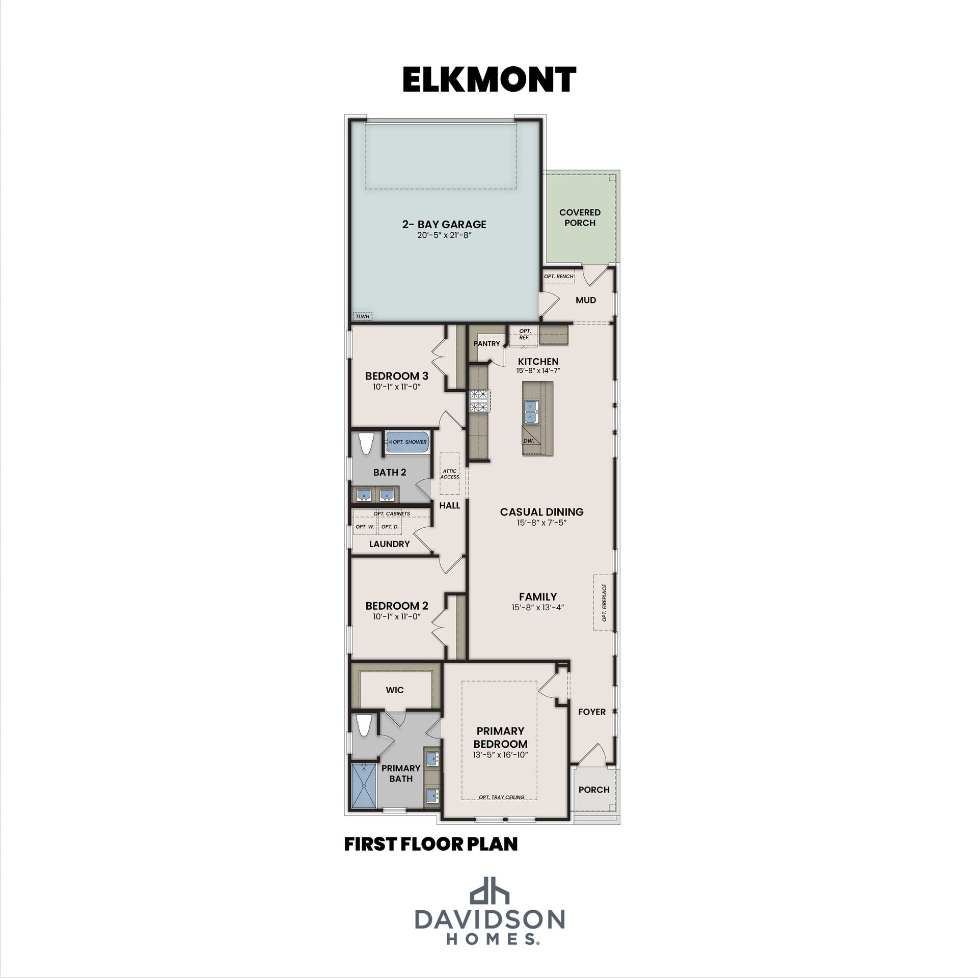 The Elkmont First Floor Plan