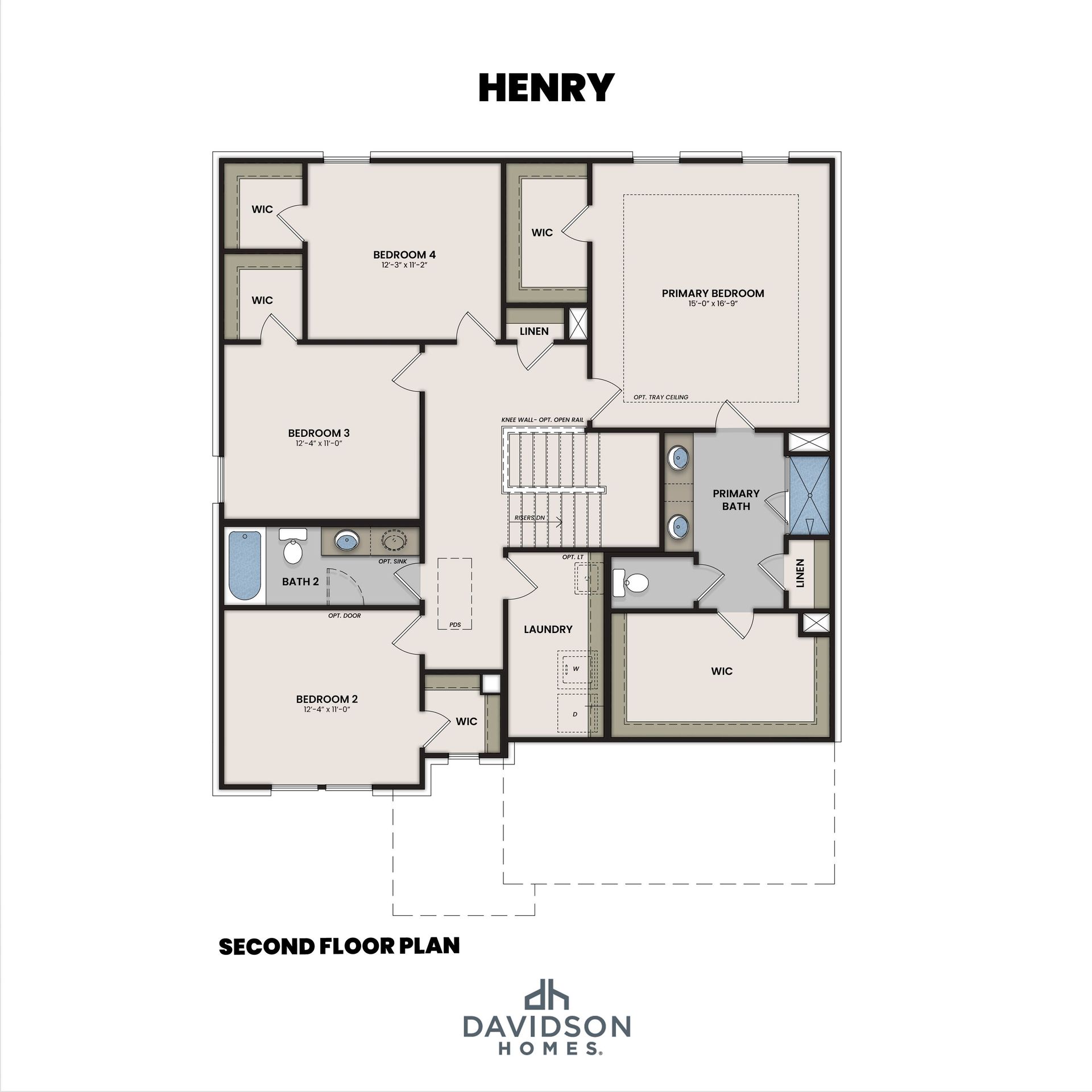 The Henry Second Floor Plan