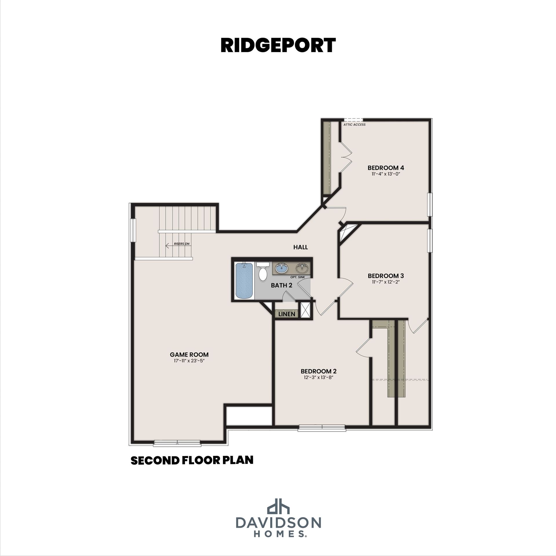 The Ridgeport Second Floor Plan