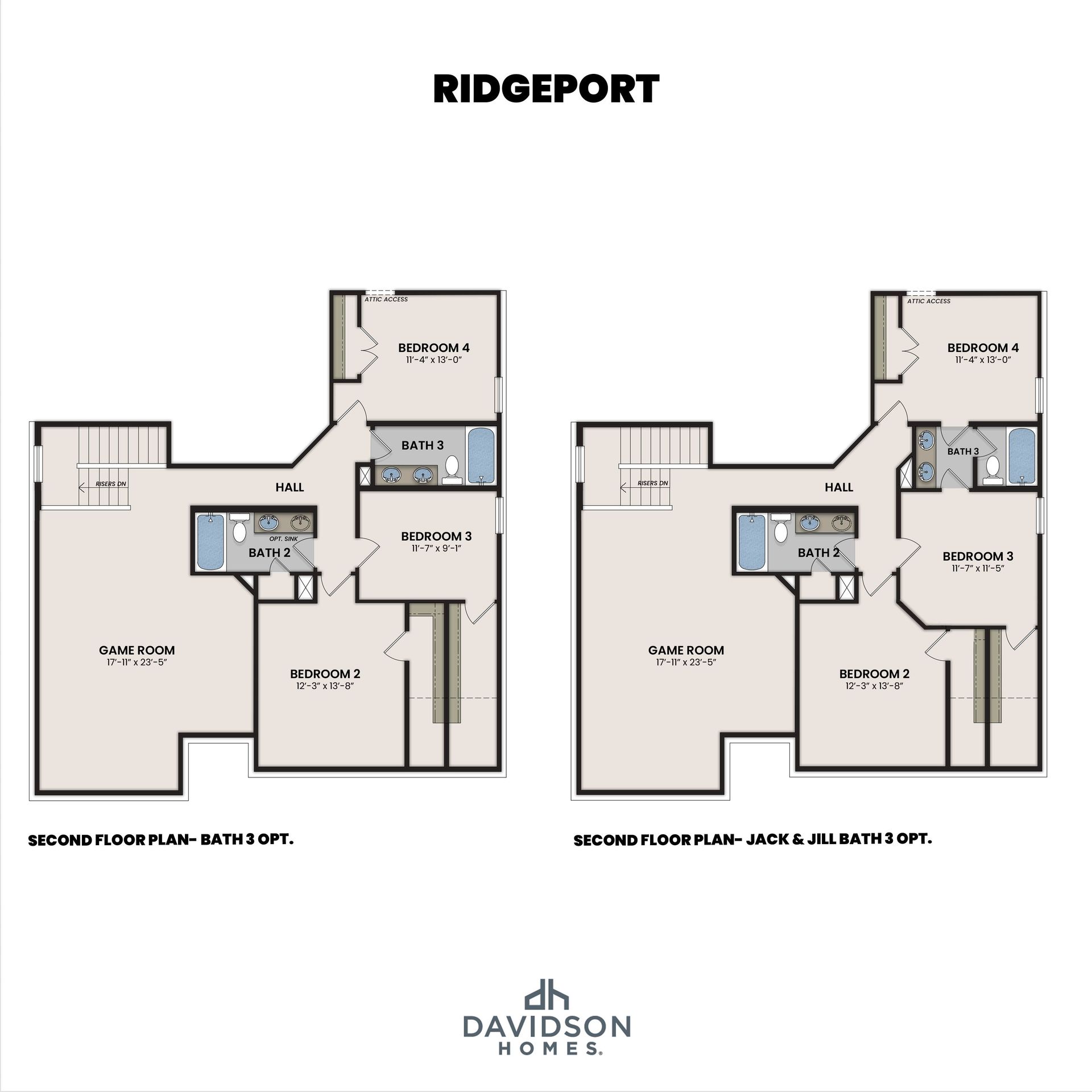 The Ridgeport 2nd Floor Options
