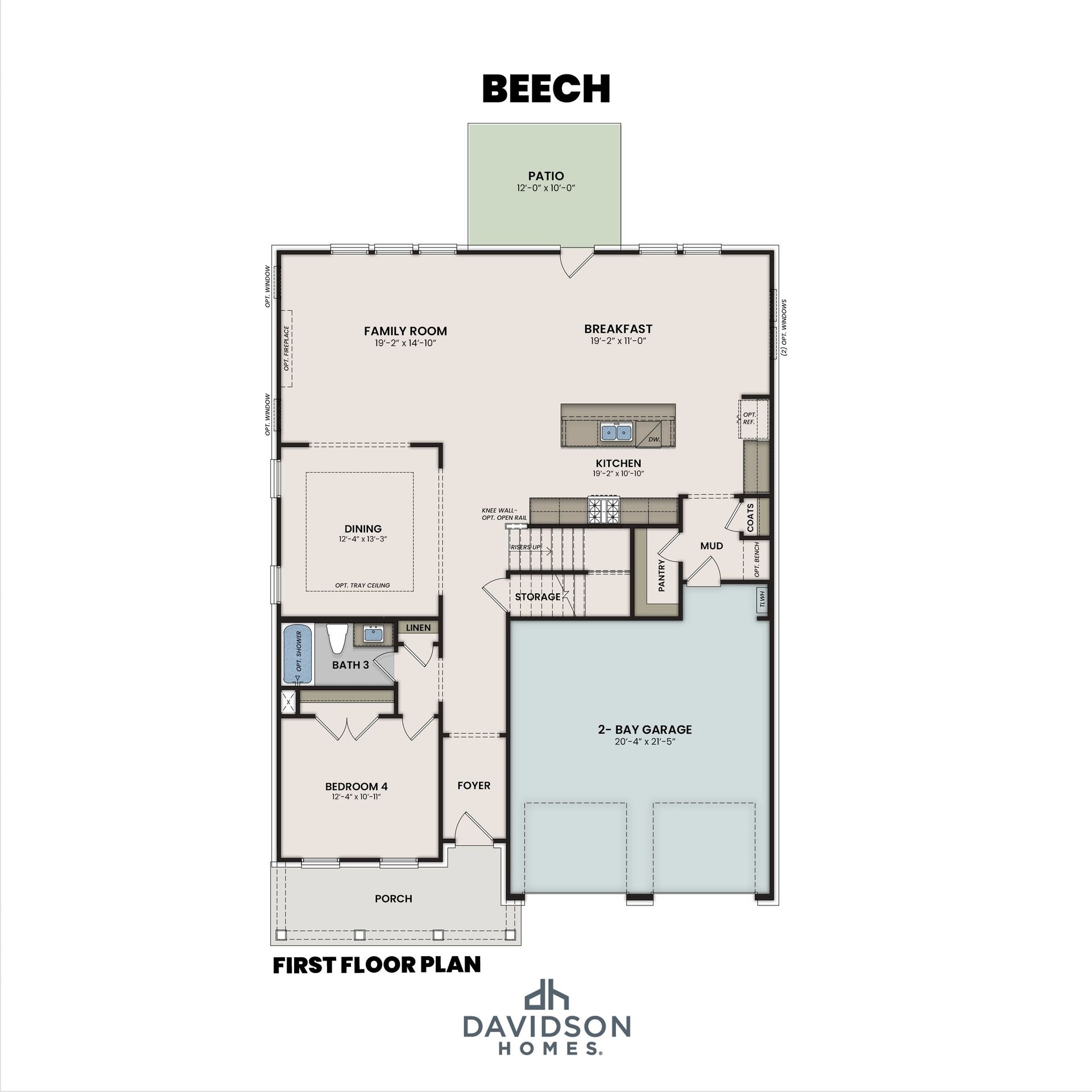 The Beech First Floor Plan