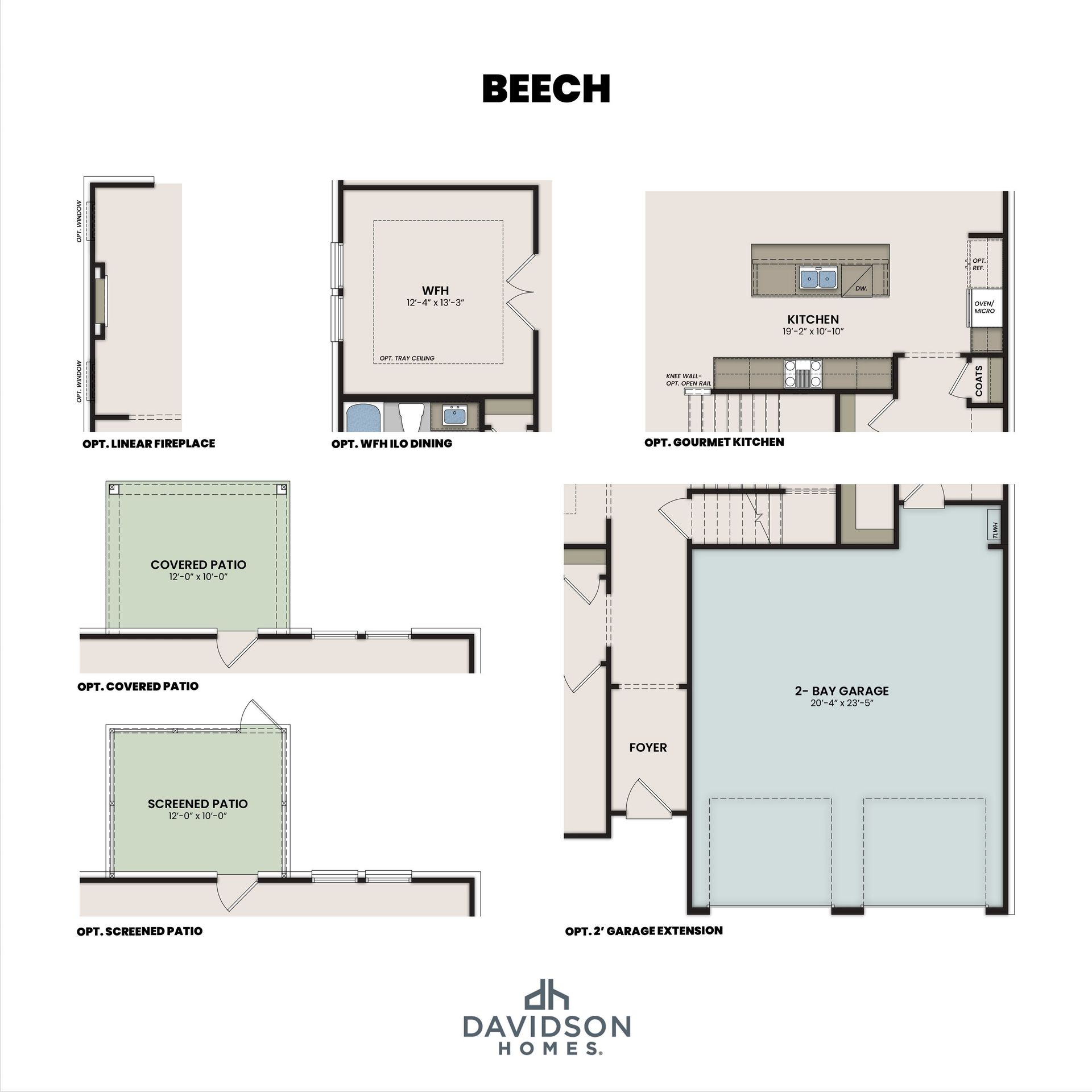 The Beech First Floor Options