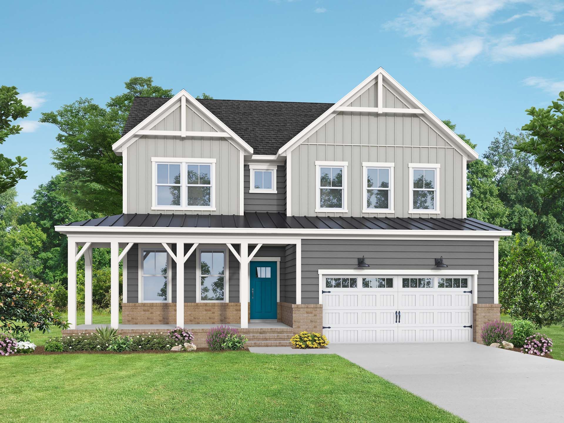 The Willow E Plan at Tobacco Road in Angier, NC by Davidson Homes LLC