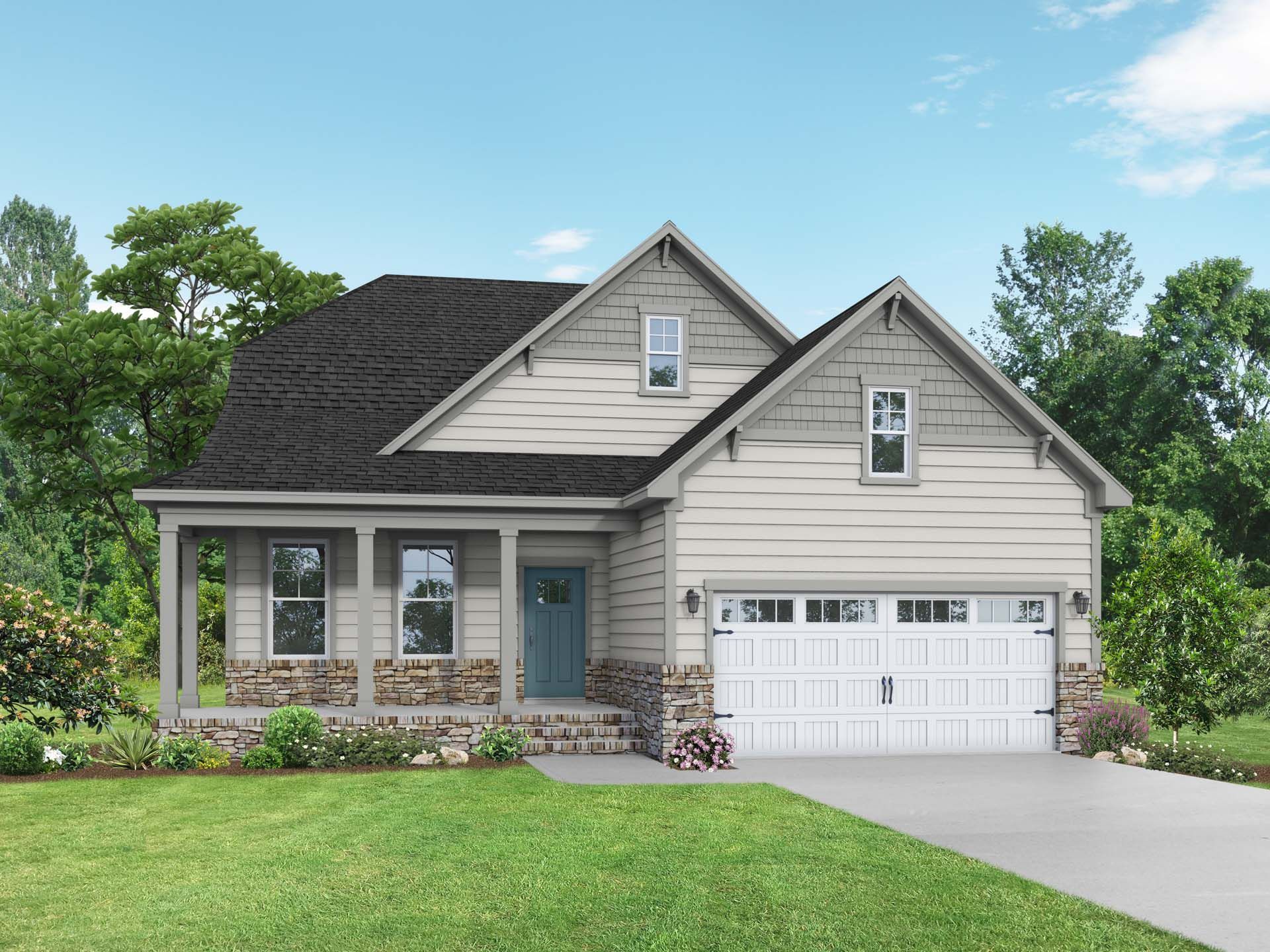 The Birch D Plan at Glenmere in Knightdale, NC by Davidson Homes LLC