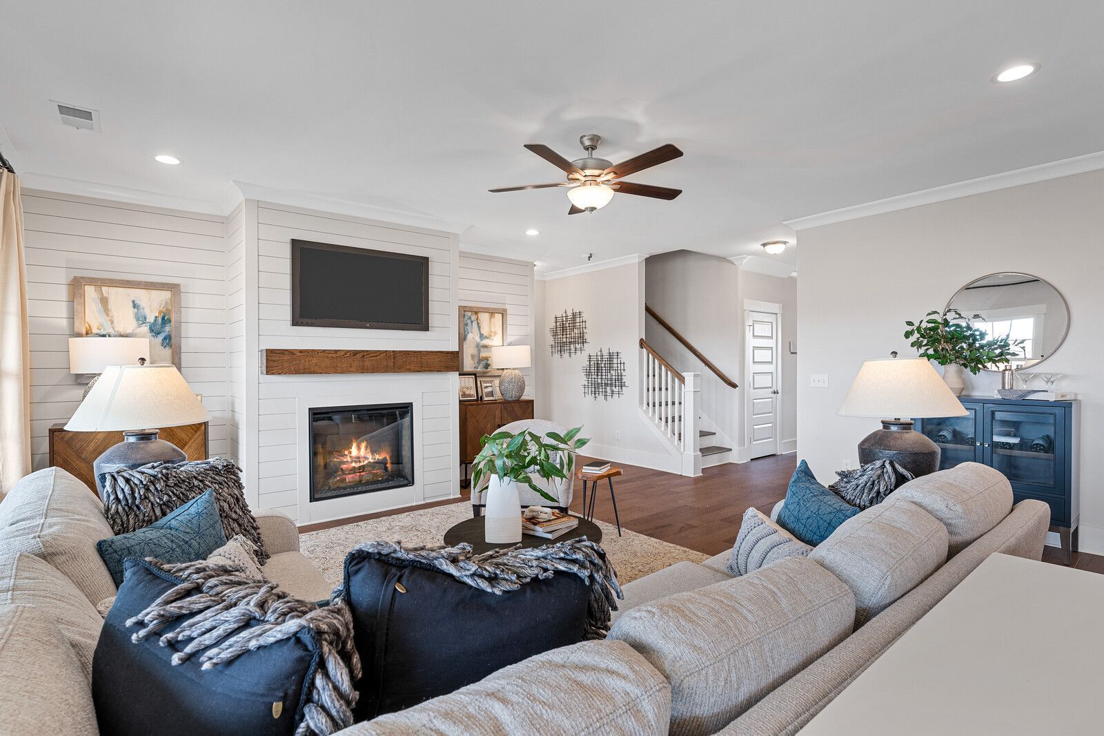 Pikes Ridge Model Home Living Room