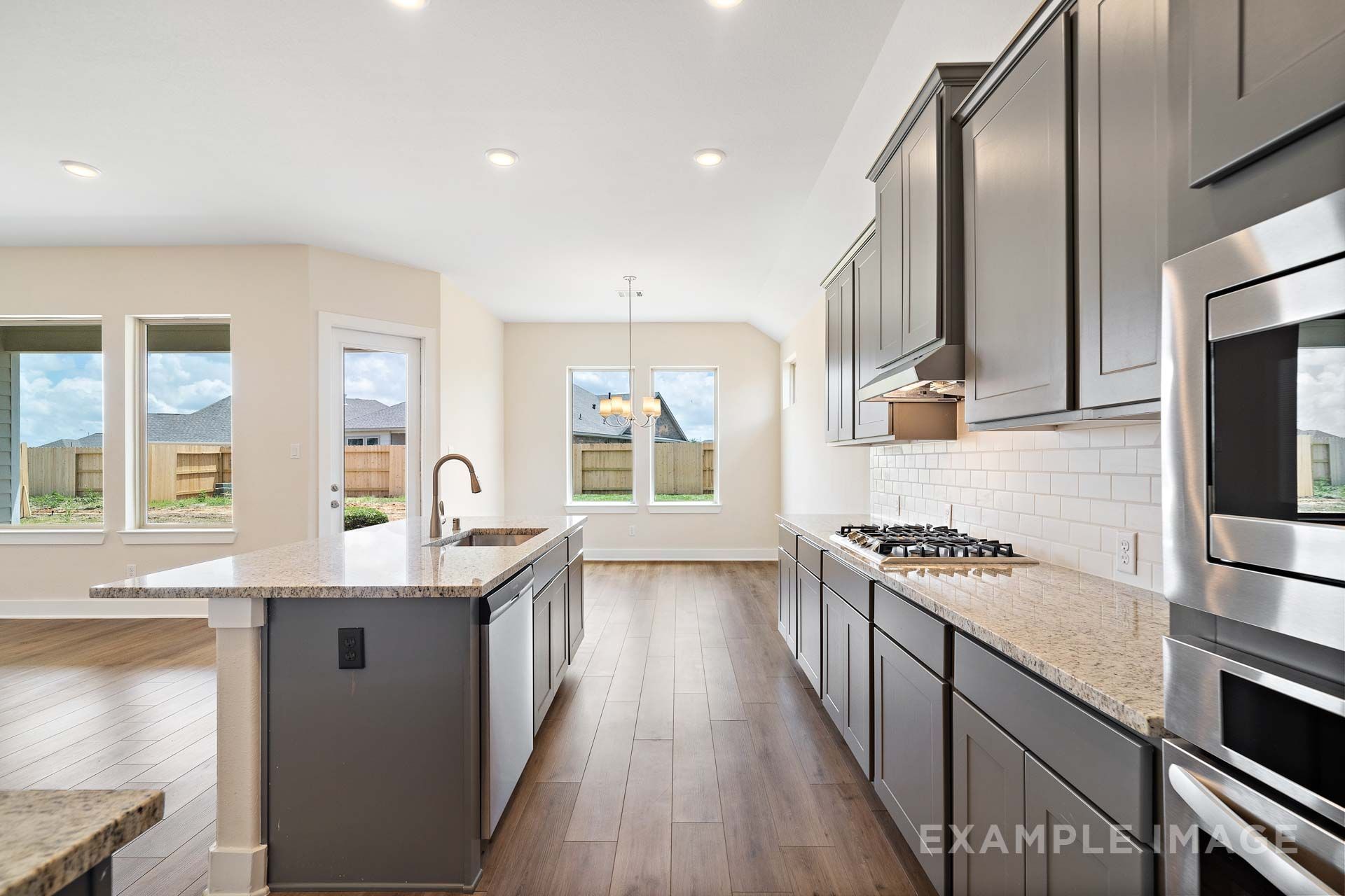 Kitchen and Dining Area of the Diana Floor Plan
