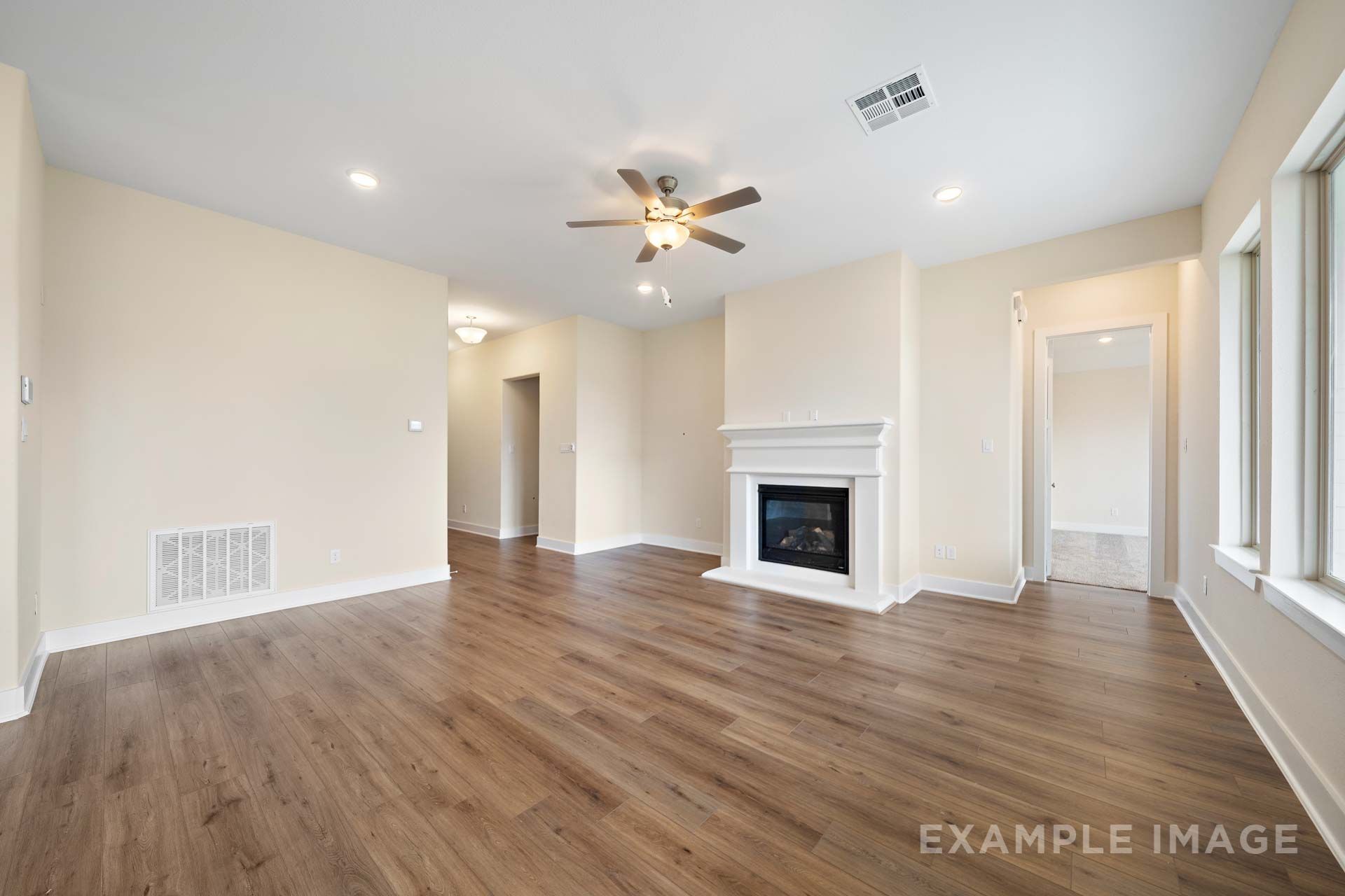 Family Room in the Diana Floor Plan