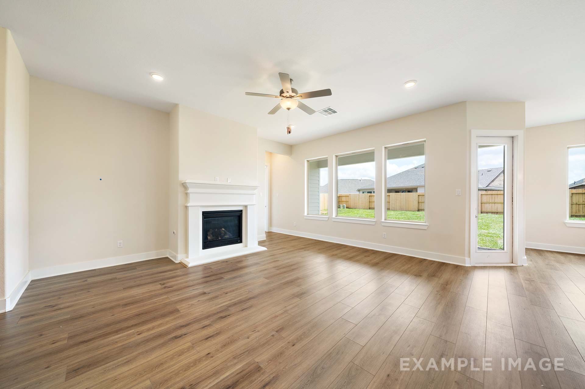 Family Room in the Diana Floor Plan