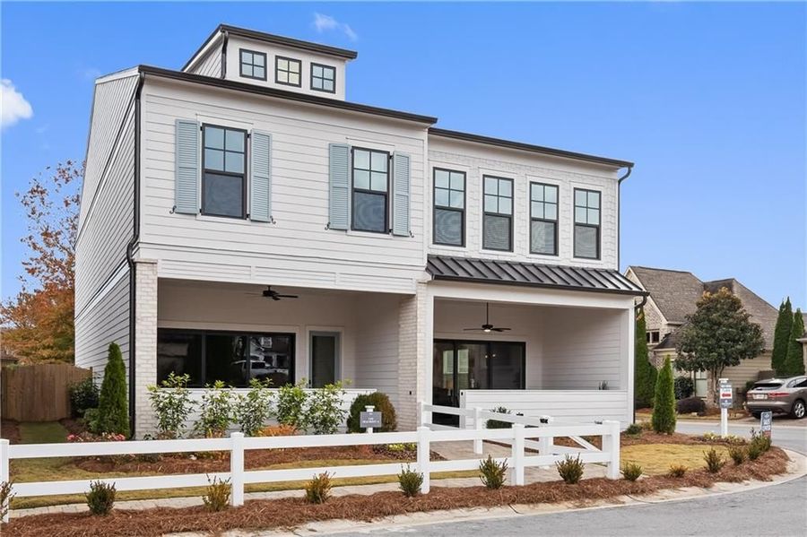 The Seacrest B by Davidson Homes LLC in Atlanta GA