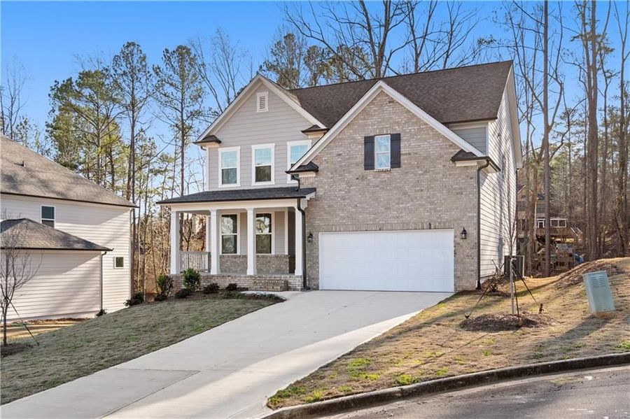 The Hickory B by Davidson Homes LLC in Atlanta GA