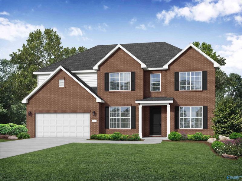 The Madison B by Davidson Homes LLC in Decatur AL